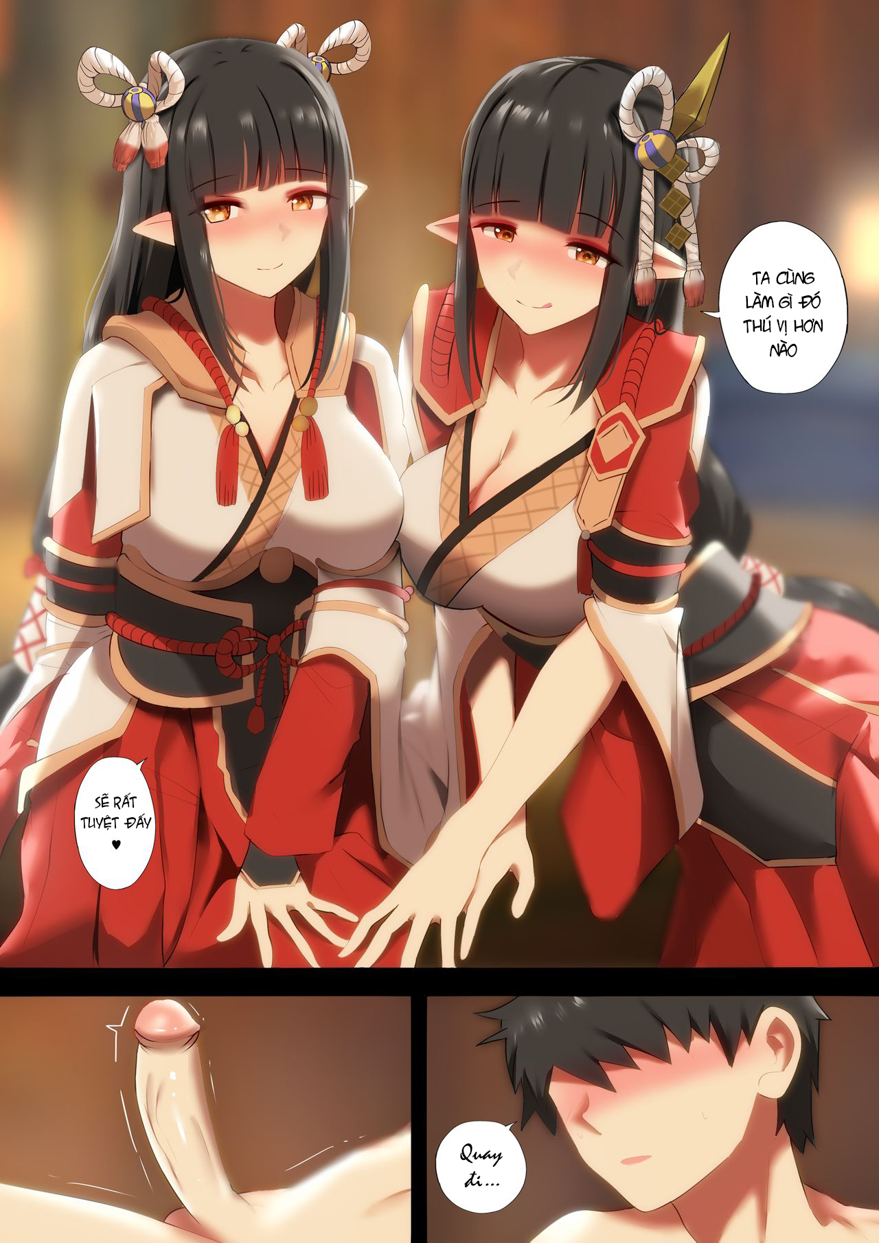 Đọc truyện hentai Futago Hunter - Twin Hunter - Oneshot