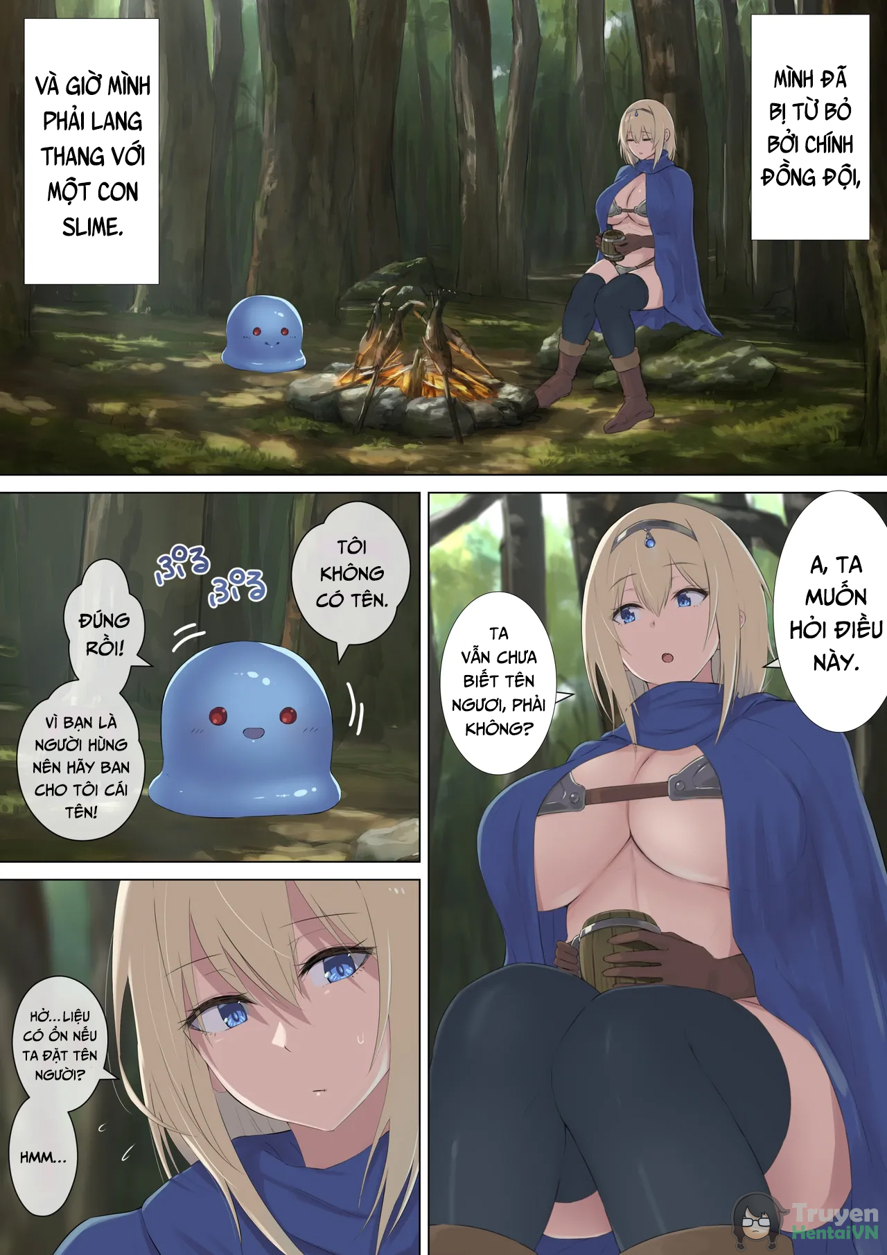 Đọc truyện hentai Yuusha to Slime no Kyousei - Oneshot