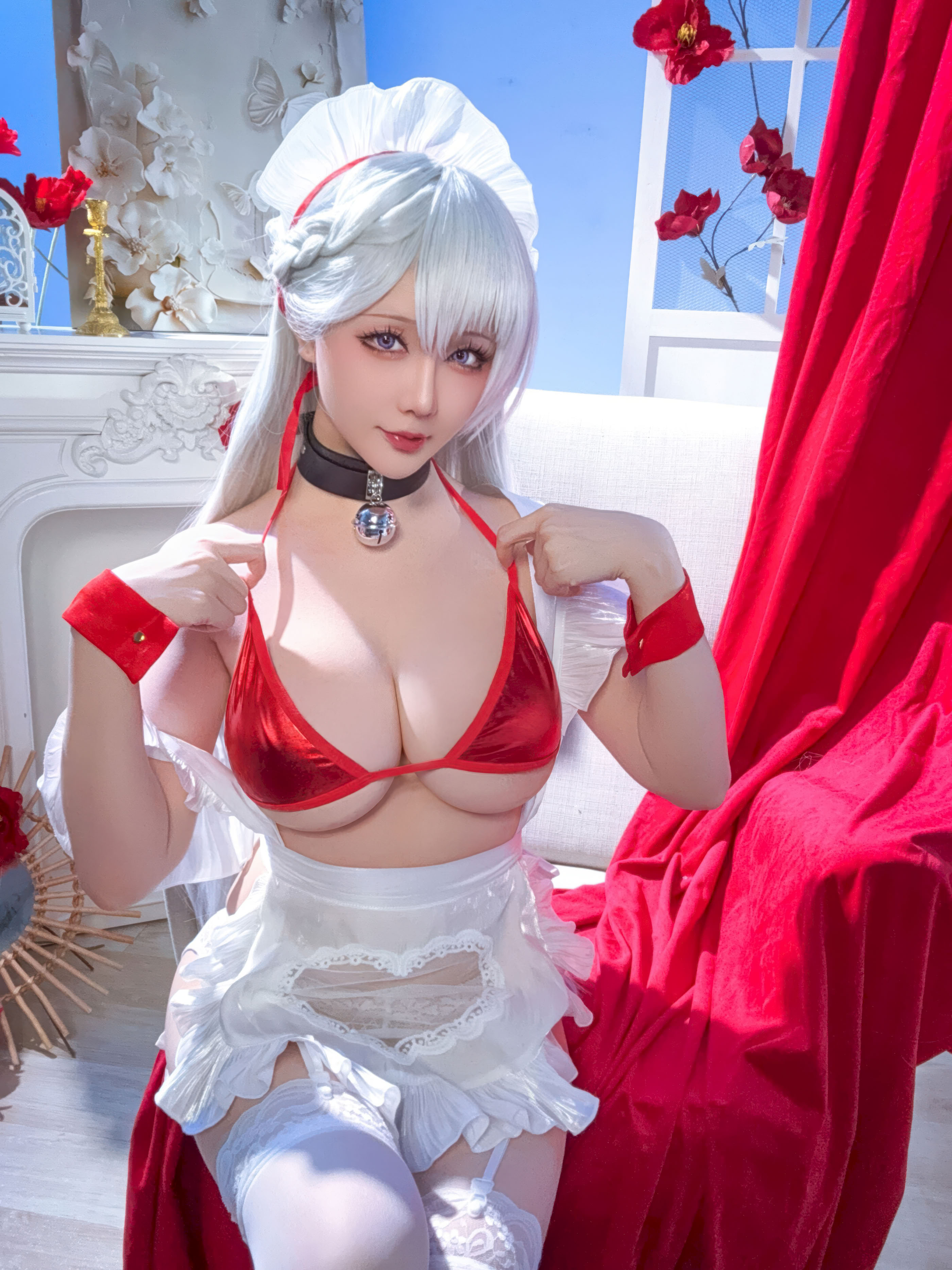 Đọc truyện hentai Tuyển tập Albums siêu phẩm Cosplay - Chap 1434 - Starry Night - (First Half) Azur Lane Belfast