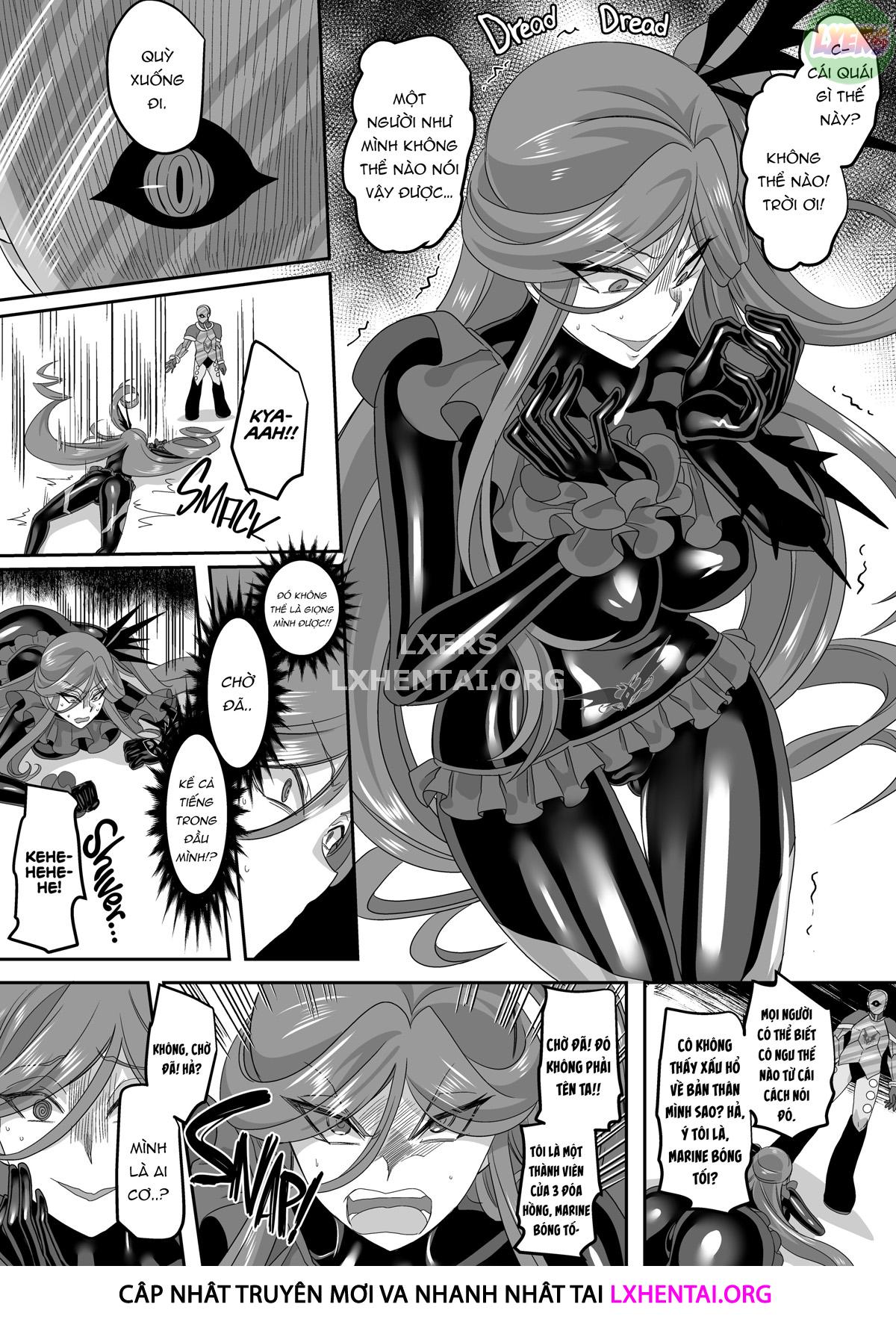 Đọc truyện hentai Saikyou no Seigi no Hero wa Kagami no Naka de wa Saijaku no Kaijin - Oneshot