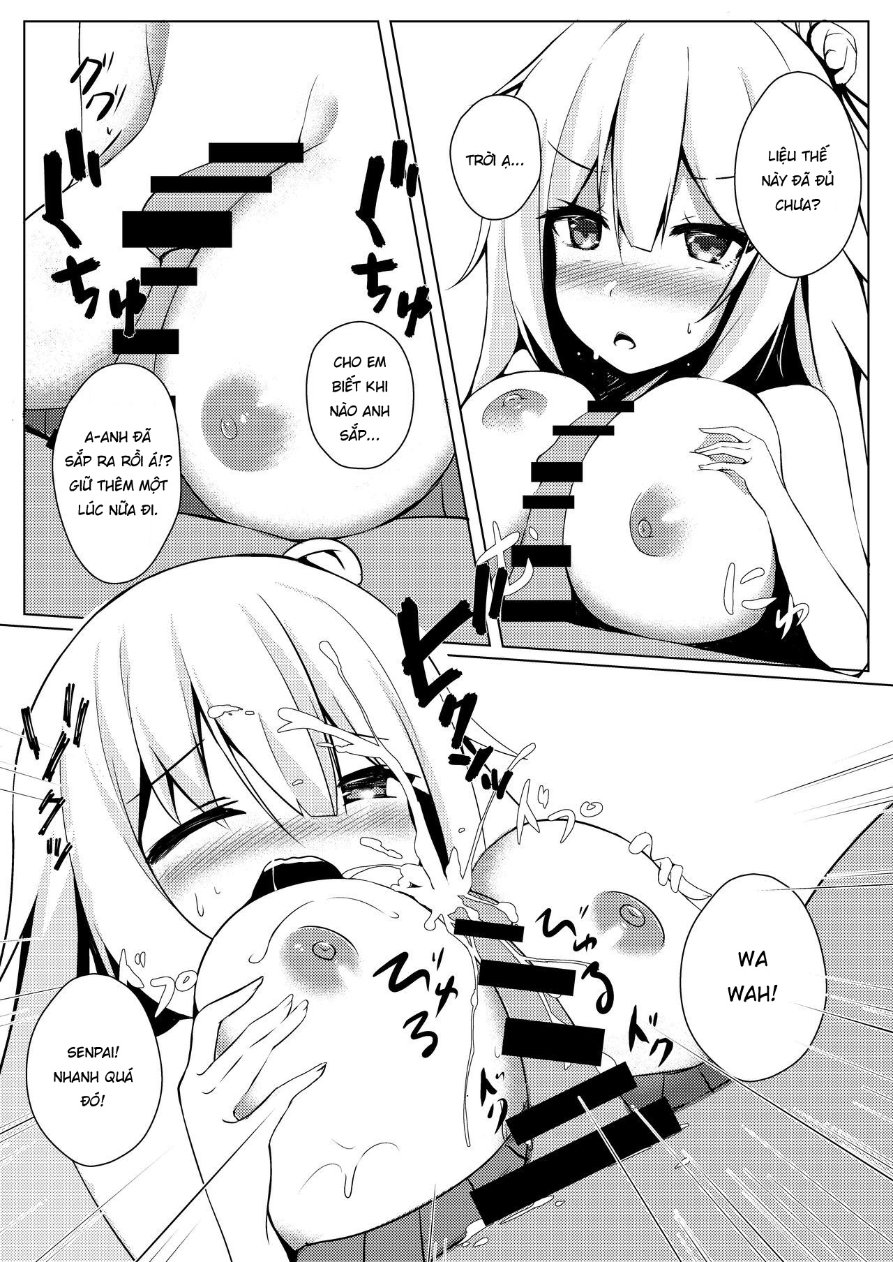 Đọc truyện hentai Erolive. - Oneshot: Haachama, Aki, Mel, Choco đang làm cái jztr?