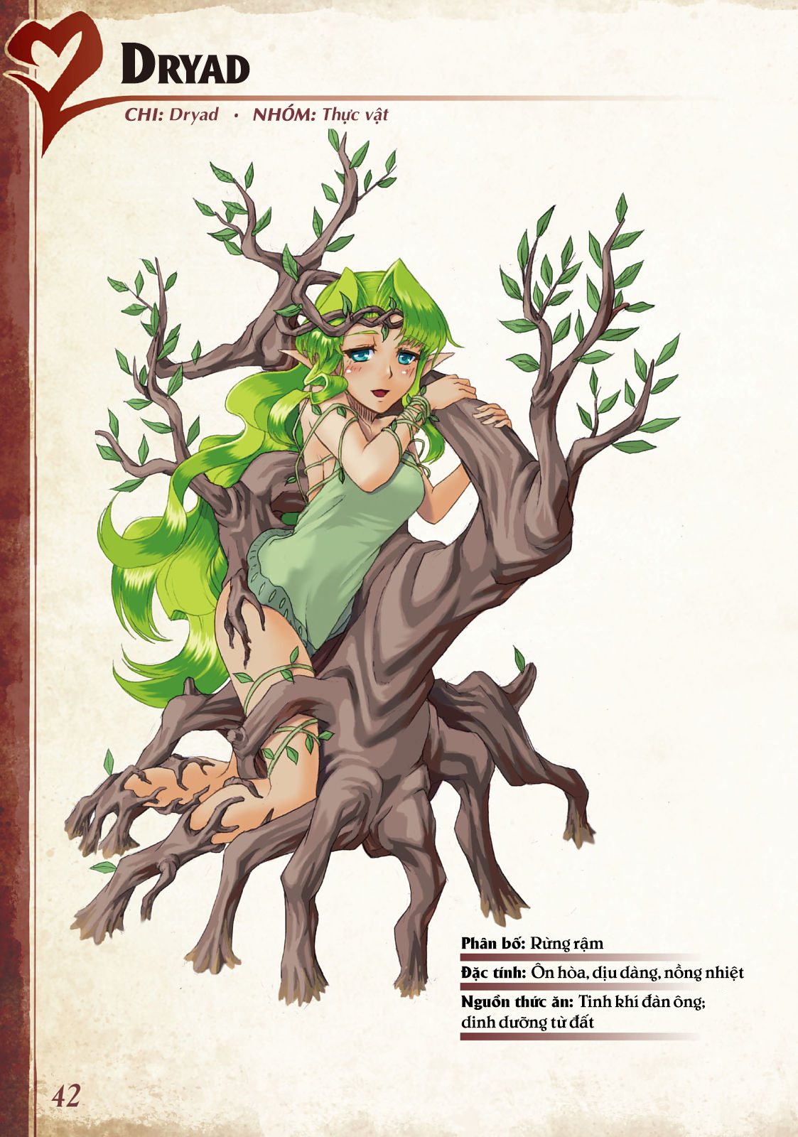 Đọc truyện hentai Bách khoa toàn thư Monstergirl - 015: Dryad