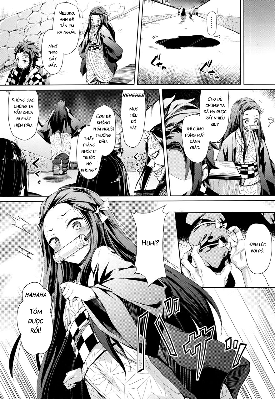 Đọc truyện hentai Moshi Nezuko Ga Warui Hito Ni Tsukamattara... (Kimetsu no Yaiba) - Oneshot