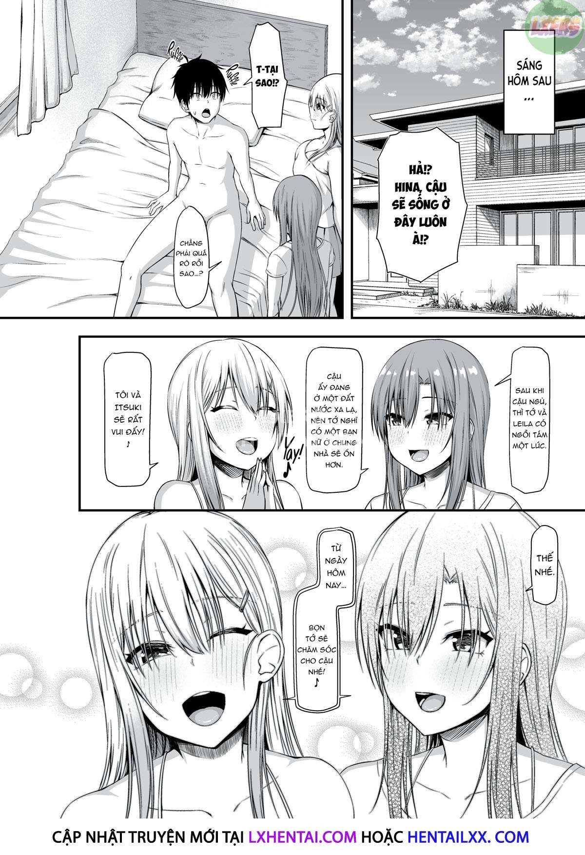 Đọc truyện hentai Homestay Harem: Itsuki's Roomies Are Girls!? - Oneshot