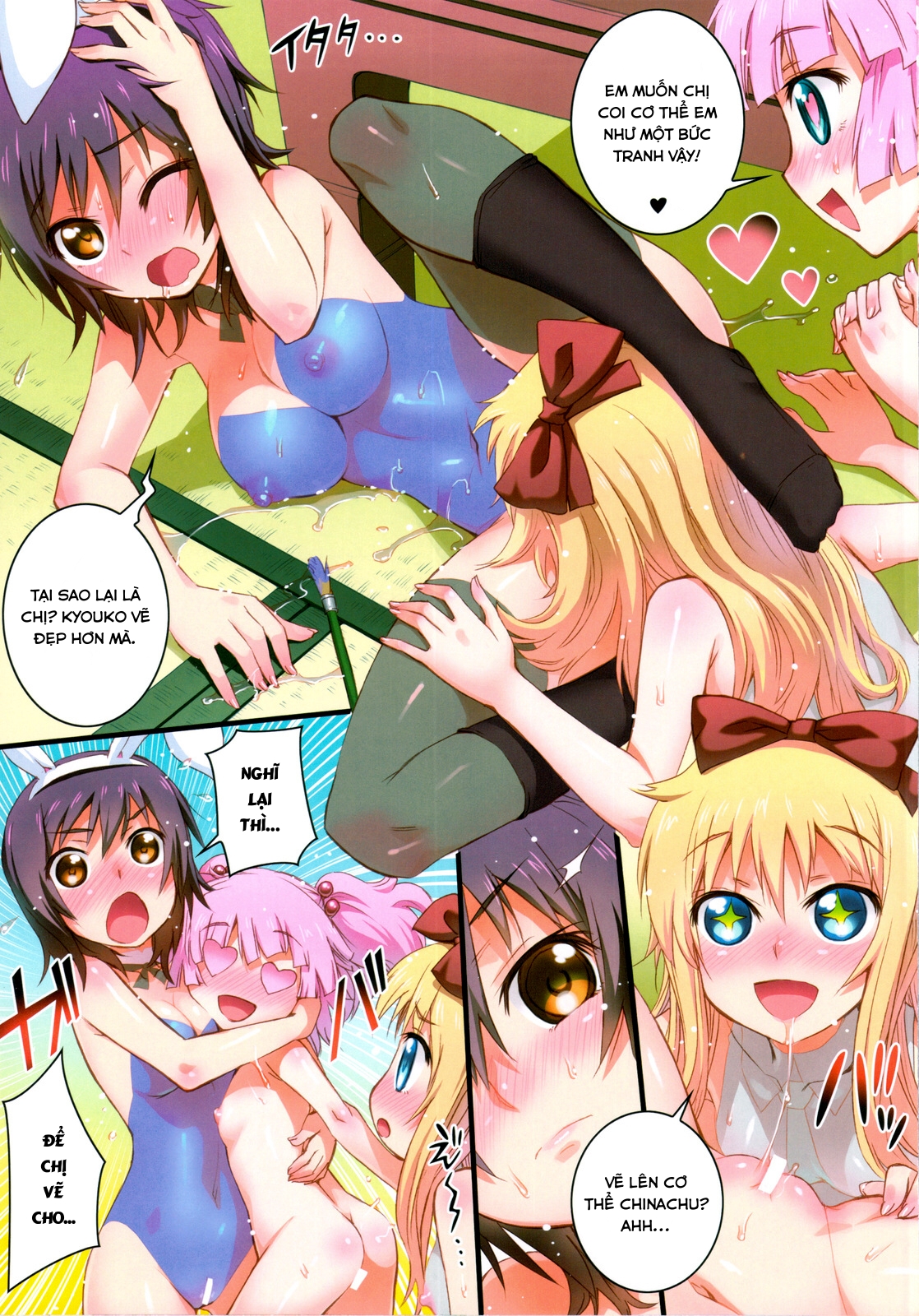Đọc truyện hentai Nuru Yuri - Oneshot