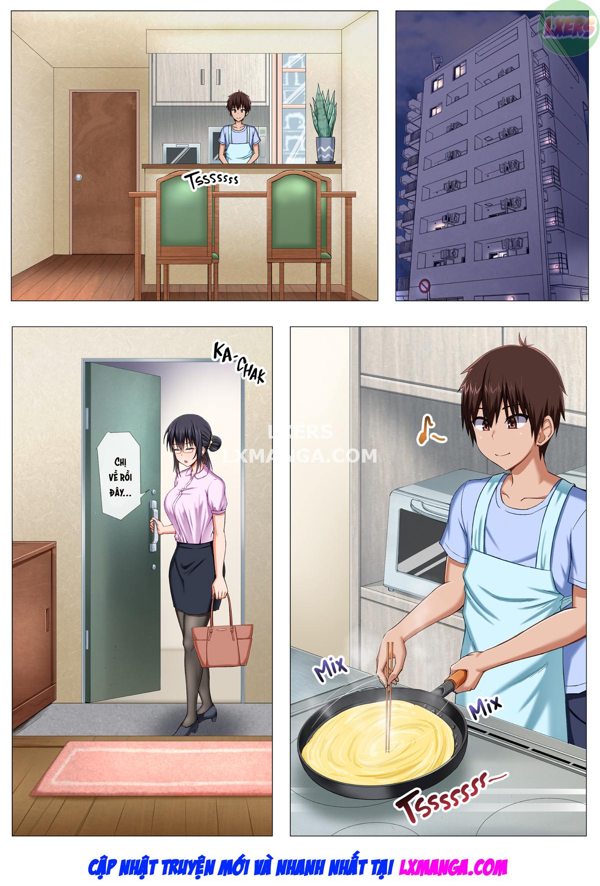 Đọc truyện hentai Cậu học sinh may mắn và cô gia sư xinh đẹp - Oneshot