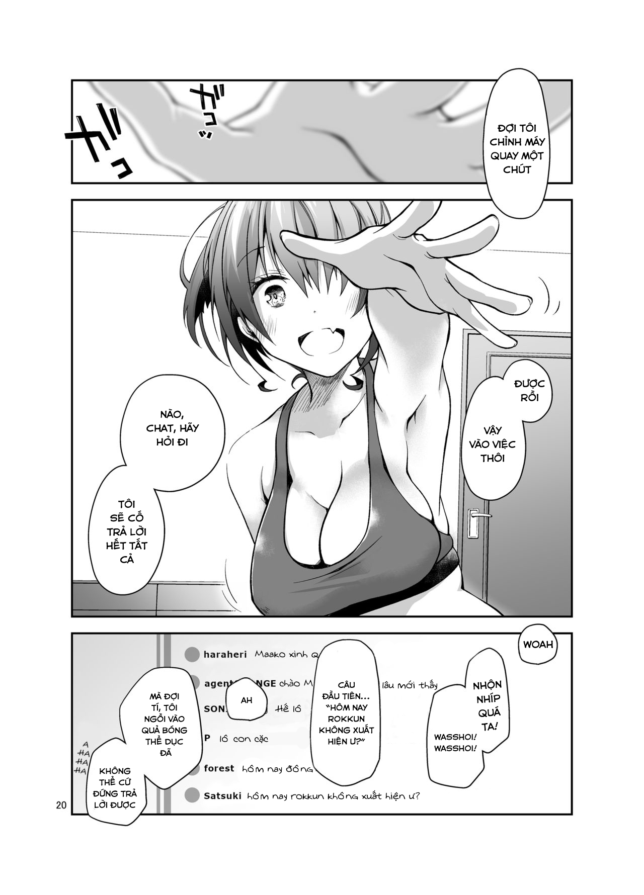 Đọc truyện hentai Nama de Haishin Yattemasu - Chap 2