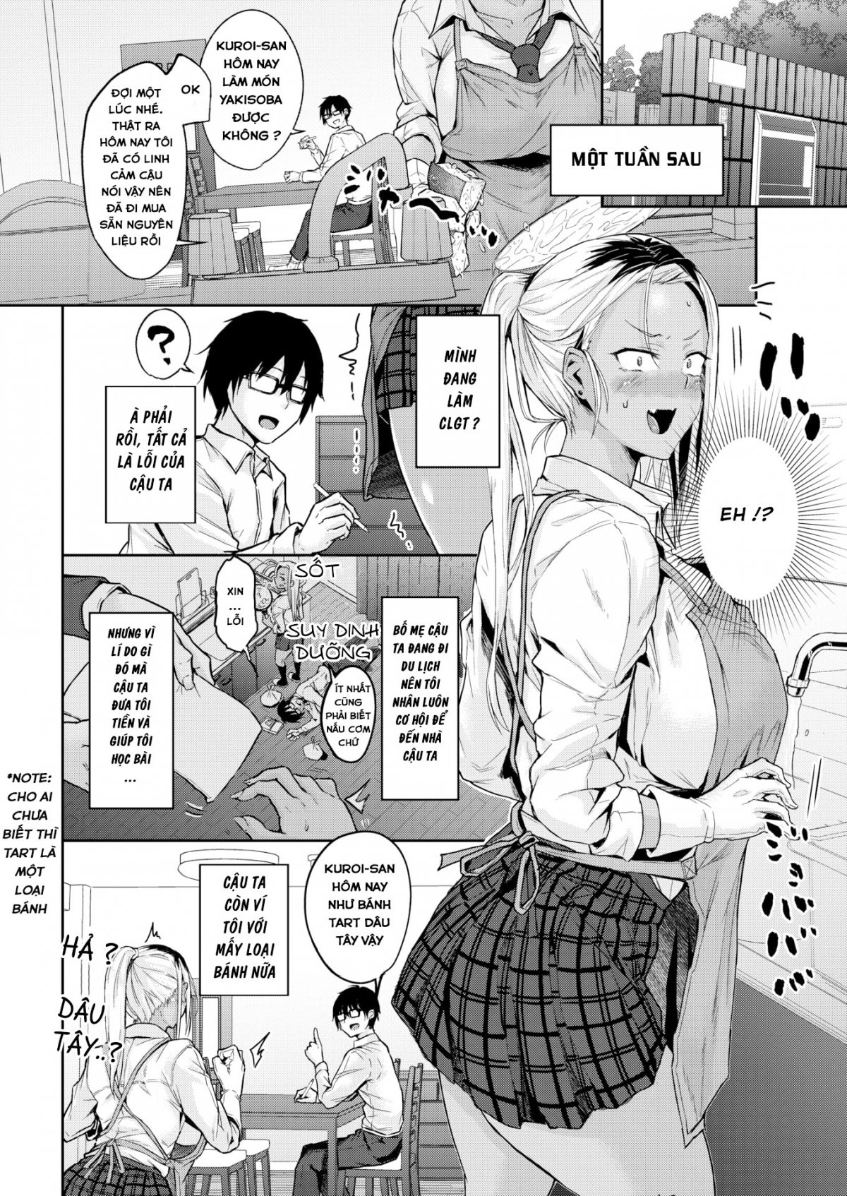 Đọc truyện hentai Kuroi-san is a Clever Girl - Chap 1 - Có che