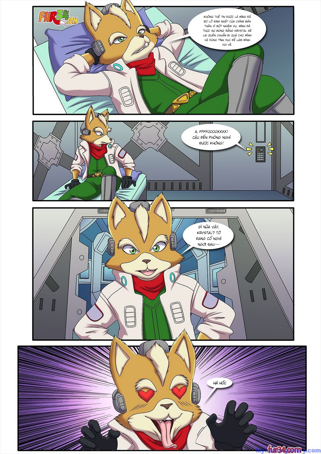 Đọc truyện hentai Fox's Best Birthday Party Ever! - Oneshot