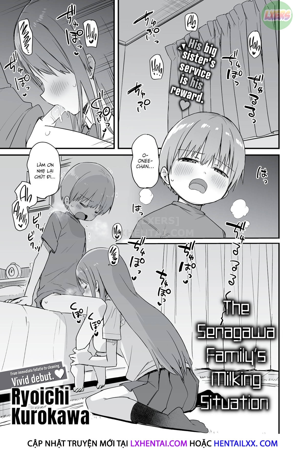 Đọc truyện hentai Tình hình vắt sữa của gia đình Senagawa - Oneshot
