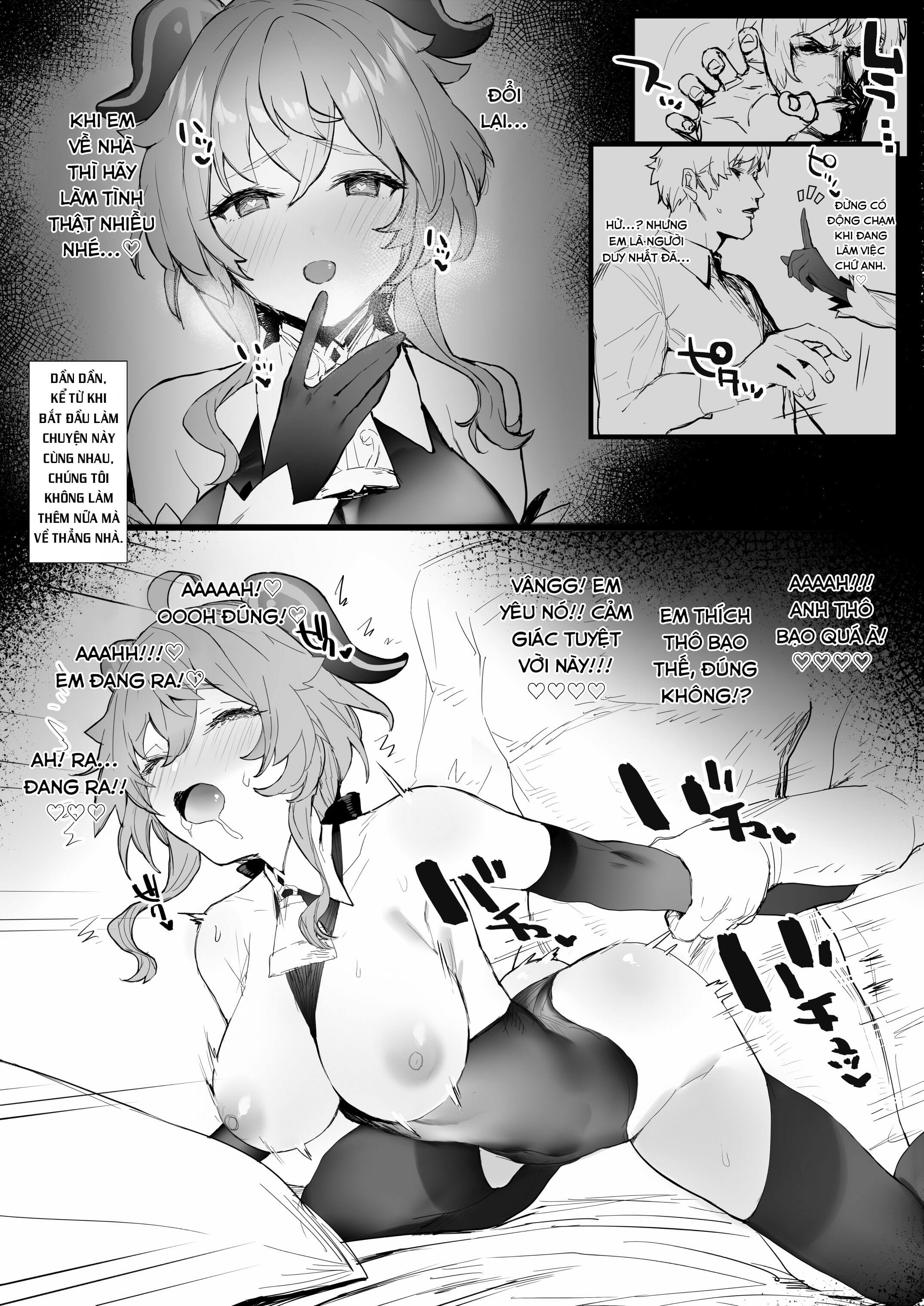 Đọc truyện hentai Lovey-dovey Without Overtime (Genshin Impact) - Oneshot