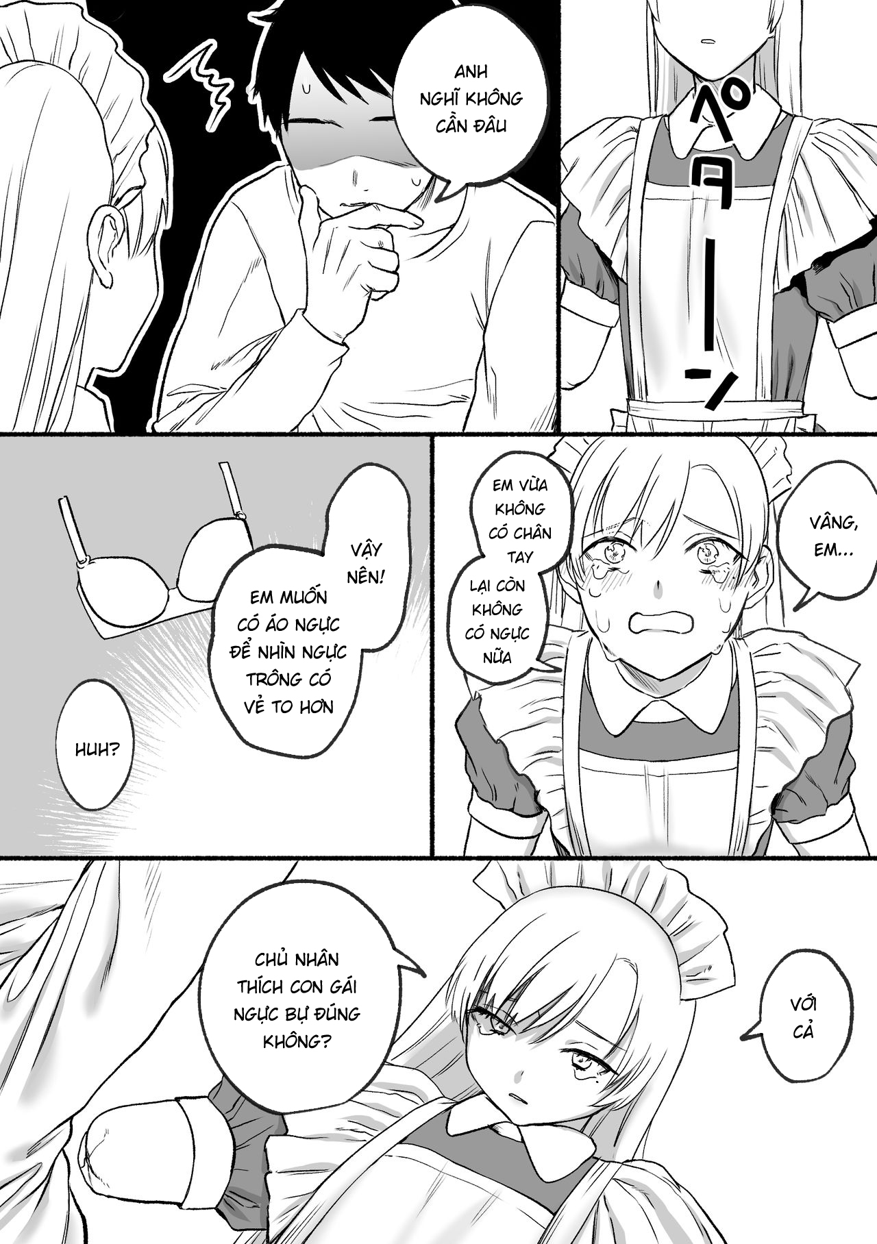 Đọc truyện hentai Hầu gái Rui khiếm khuyết - Oneshot