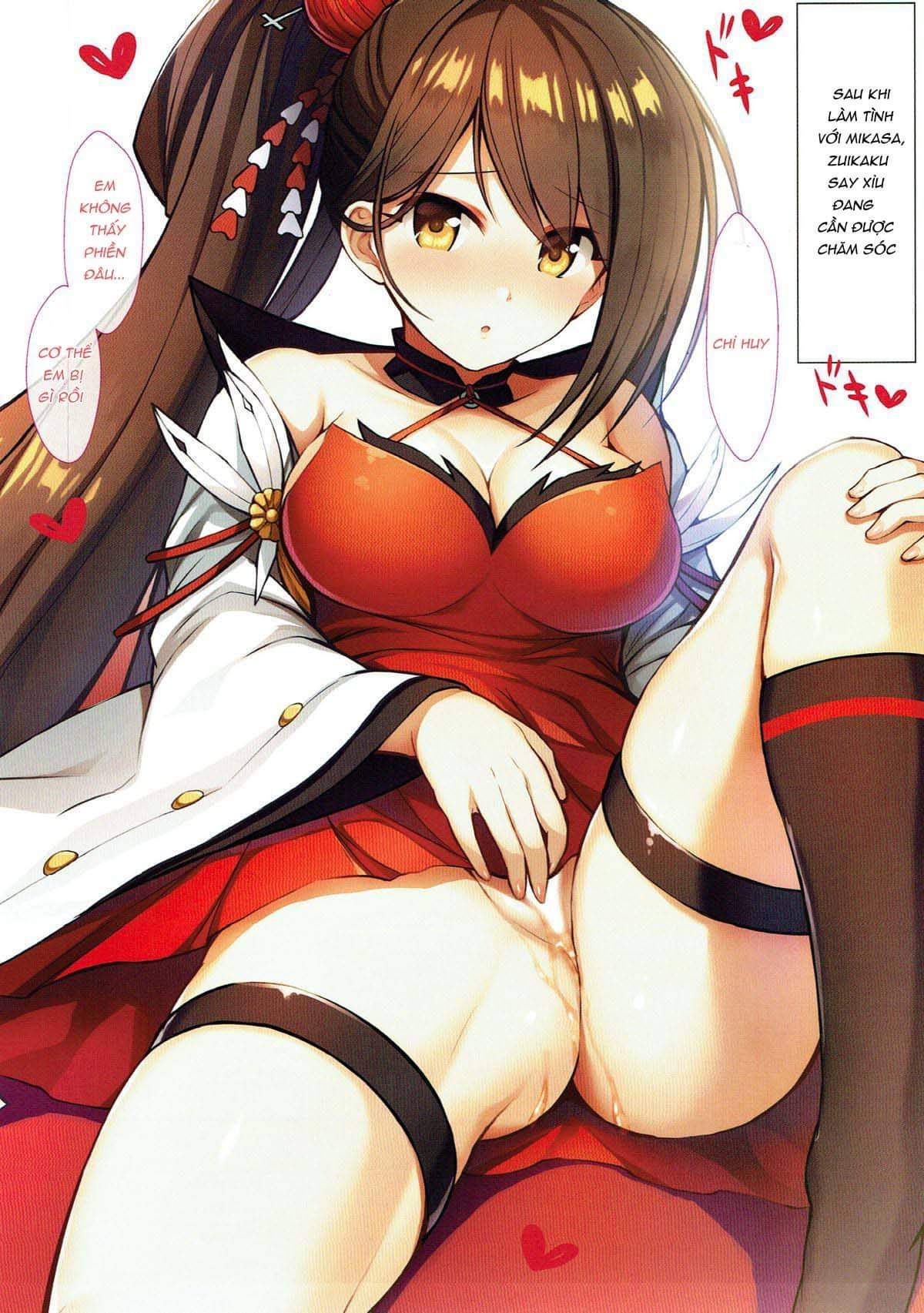 Đọc truyện hentai AzuLan Shuryoku Kantai Ecchi na Daienkai (Azur Lane) - Oneshot