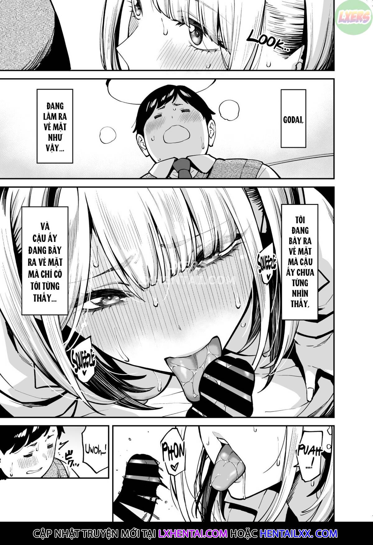 Đọc truyện hentai Gyaru Falls In Love With A Chubby - Oneshot