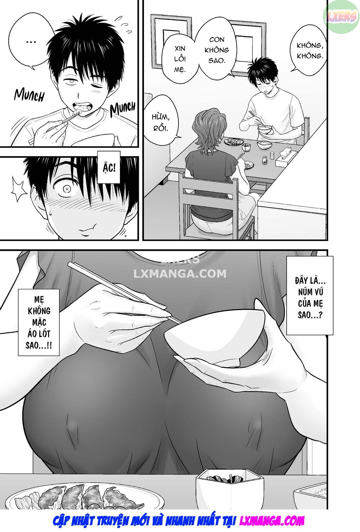 Đọc truyện hentai Vì mẹ tôi trở thành người yêu của bạn tôi - Chap 2