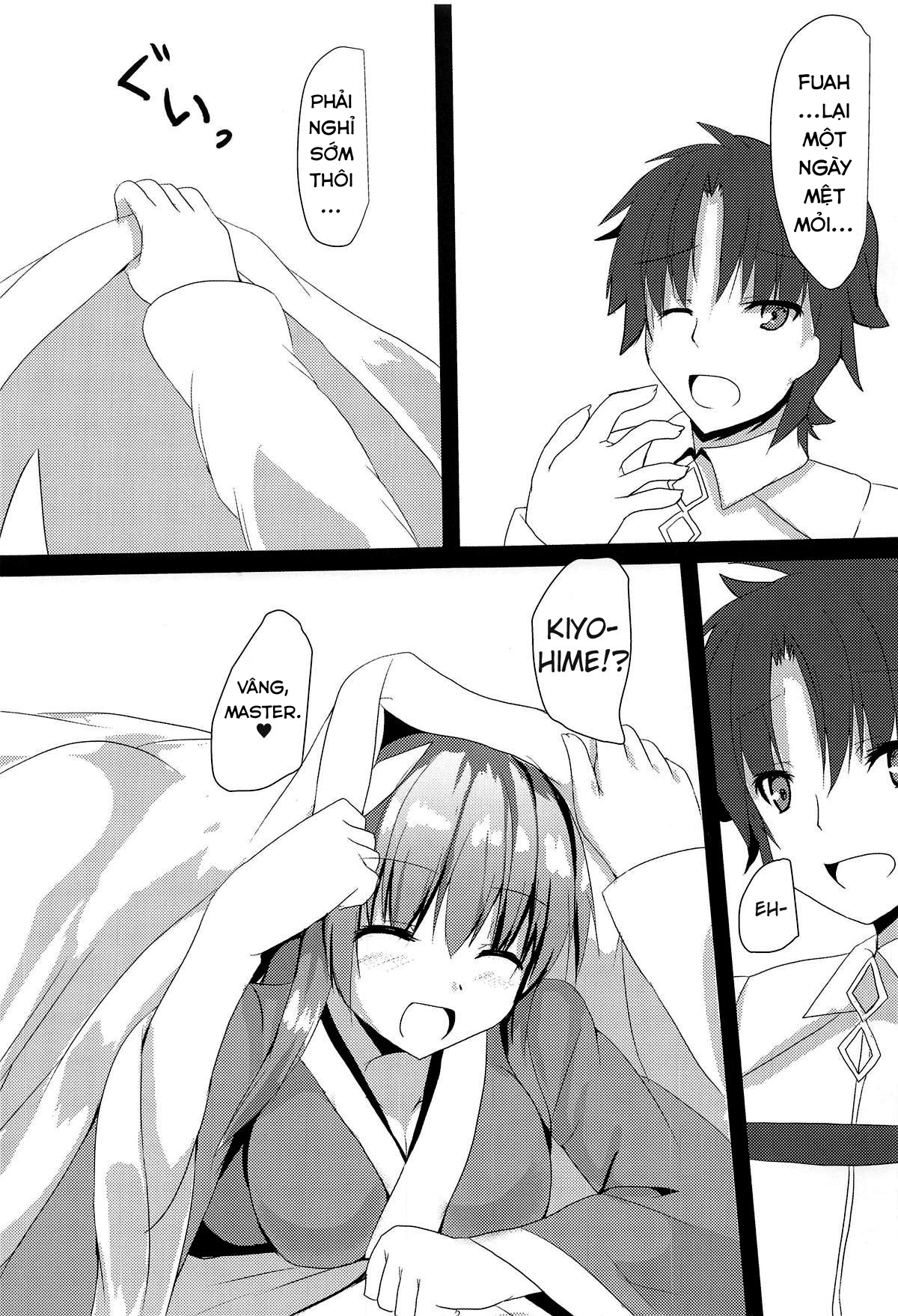 Đọc truyện hentai Kiyohii to Ichatsuku Hon - Oneshot