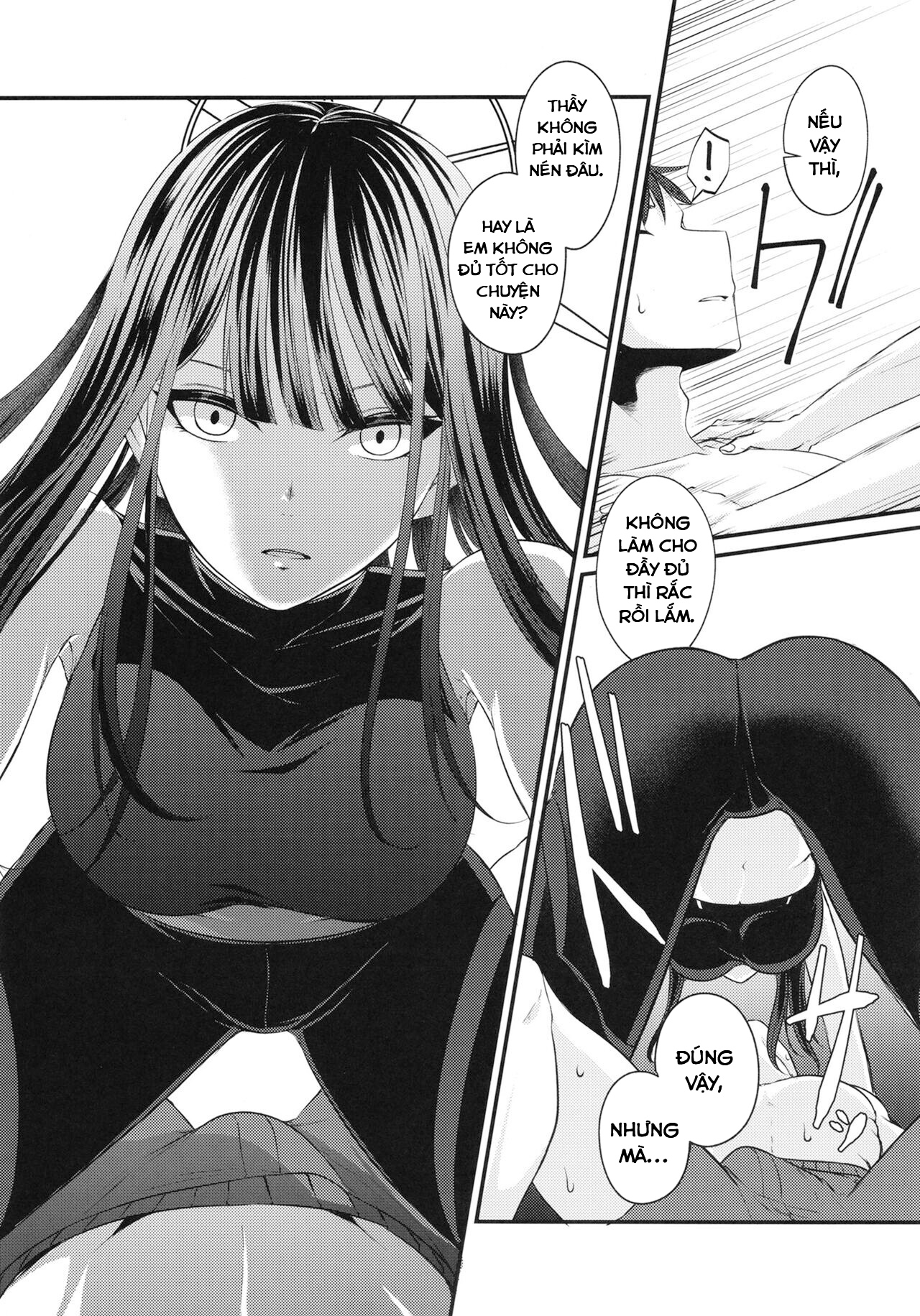 Đọc truyện hentai Công việc đầu tiên của Saori. (Blue Archive) - Oneshot