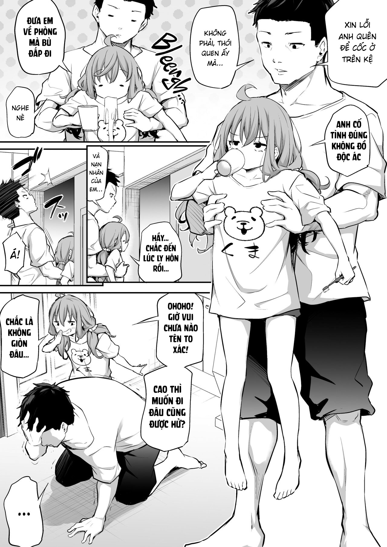 Đọc truyện hentai Cặp đôi chênh lệch chiều cao cực lớn - Chap 2