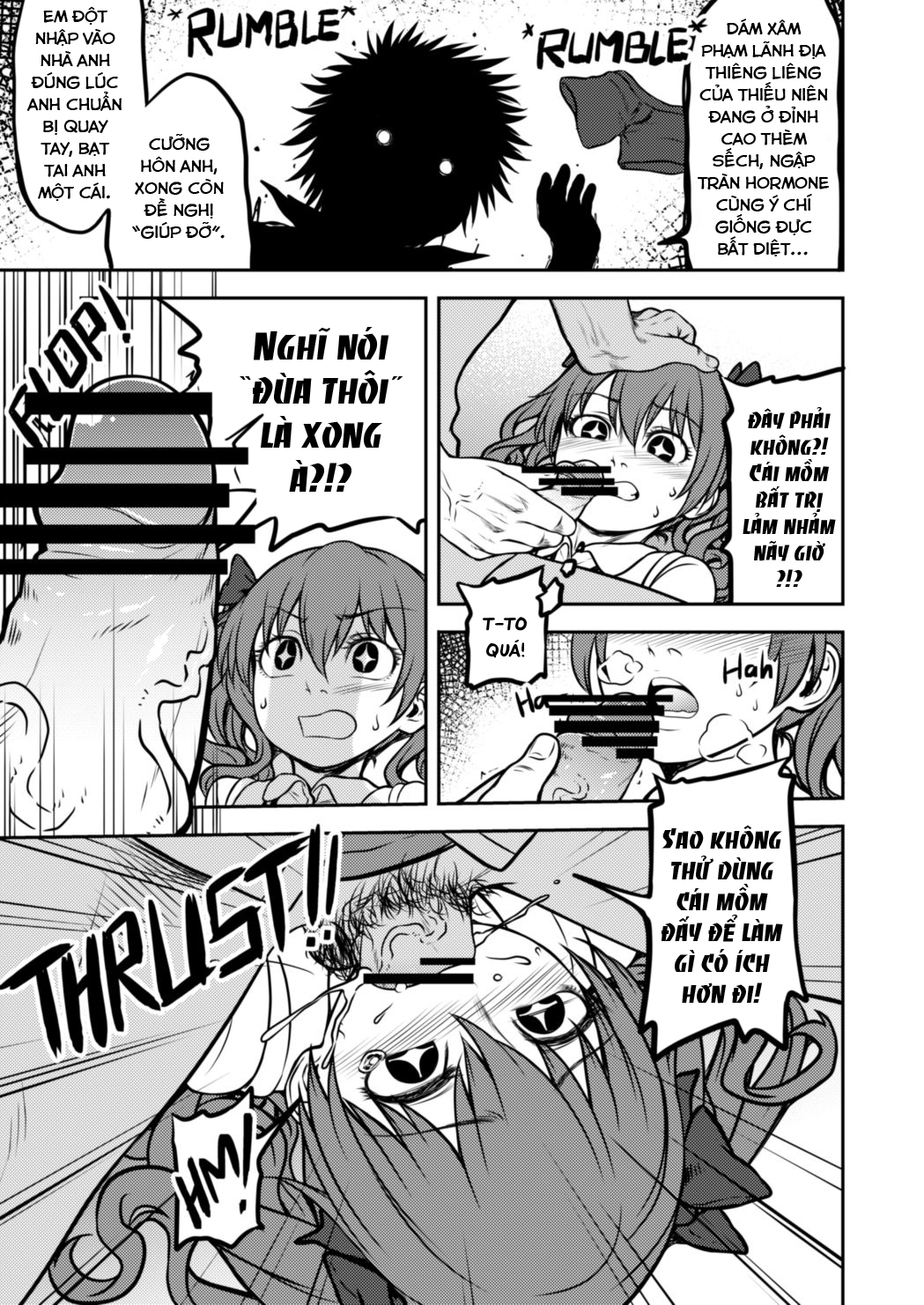 Đọc truyện hentai Black Thoughts (Toaru Kagaku no Railgun) - Oneshot