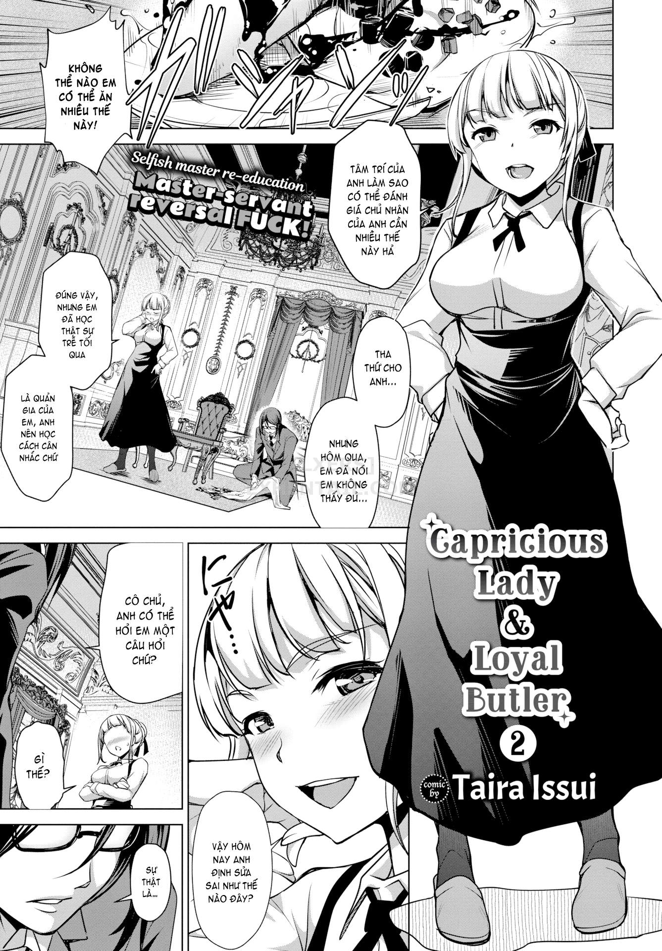 Đọc truyện hentai Capricious Lady & Loyal Butler - Chap 2 - [END]