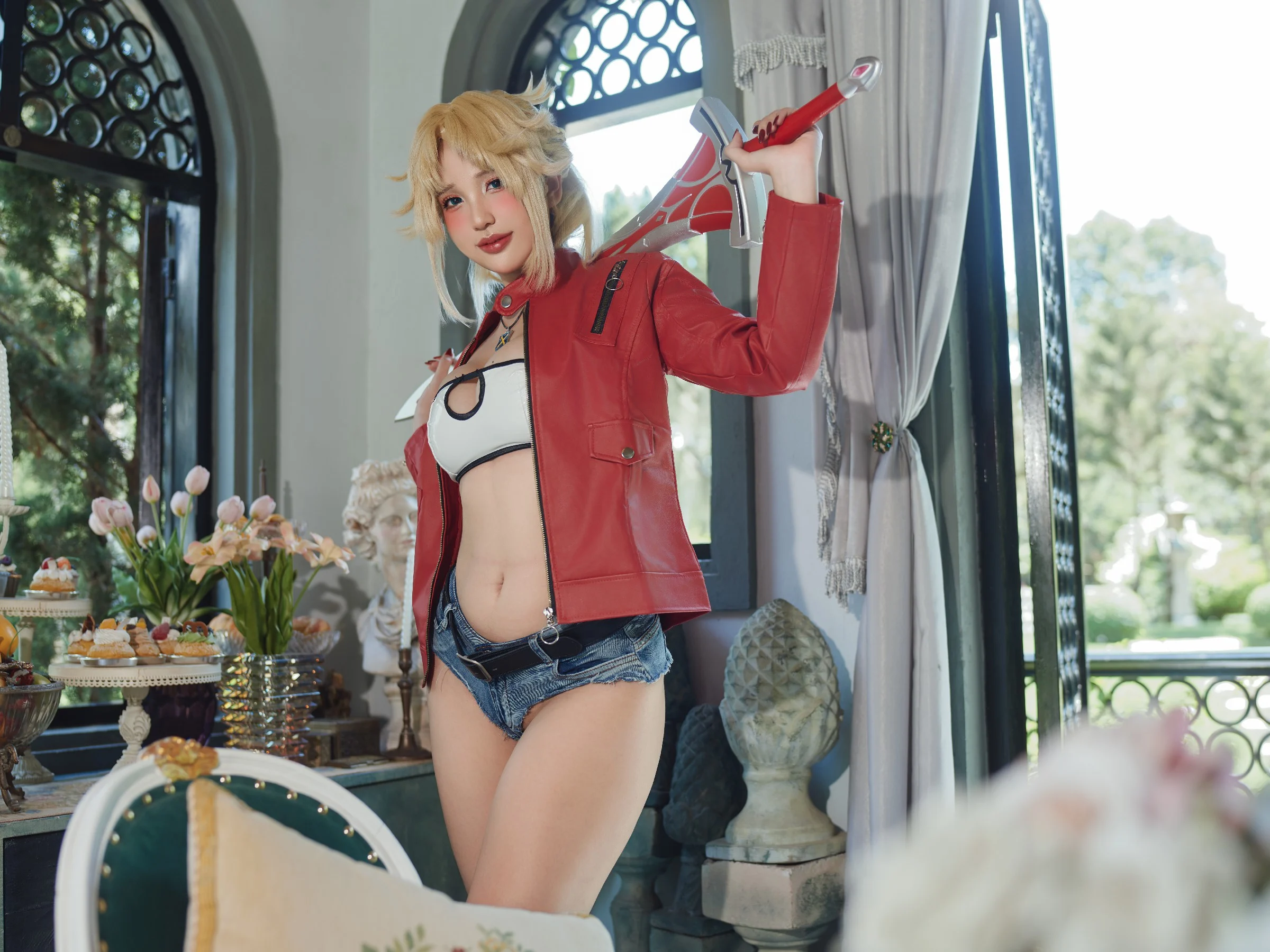 Đọc truyện hentai Tuyển tập Albums siêu phẩm Cosplay - Chap 1005 - Puypuy (Puypuychan) cosplay Mordred - FateGrand Order