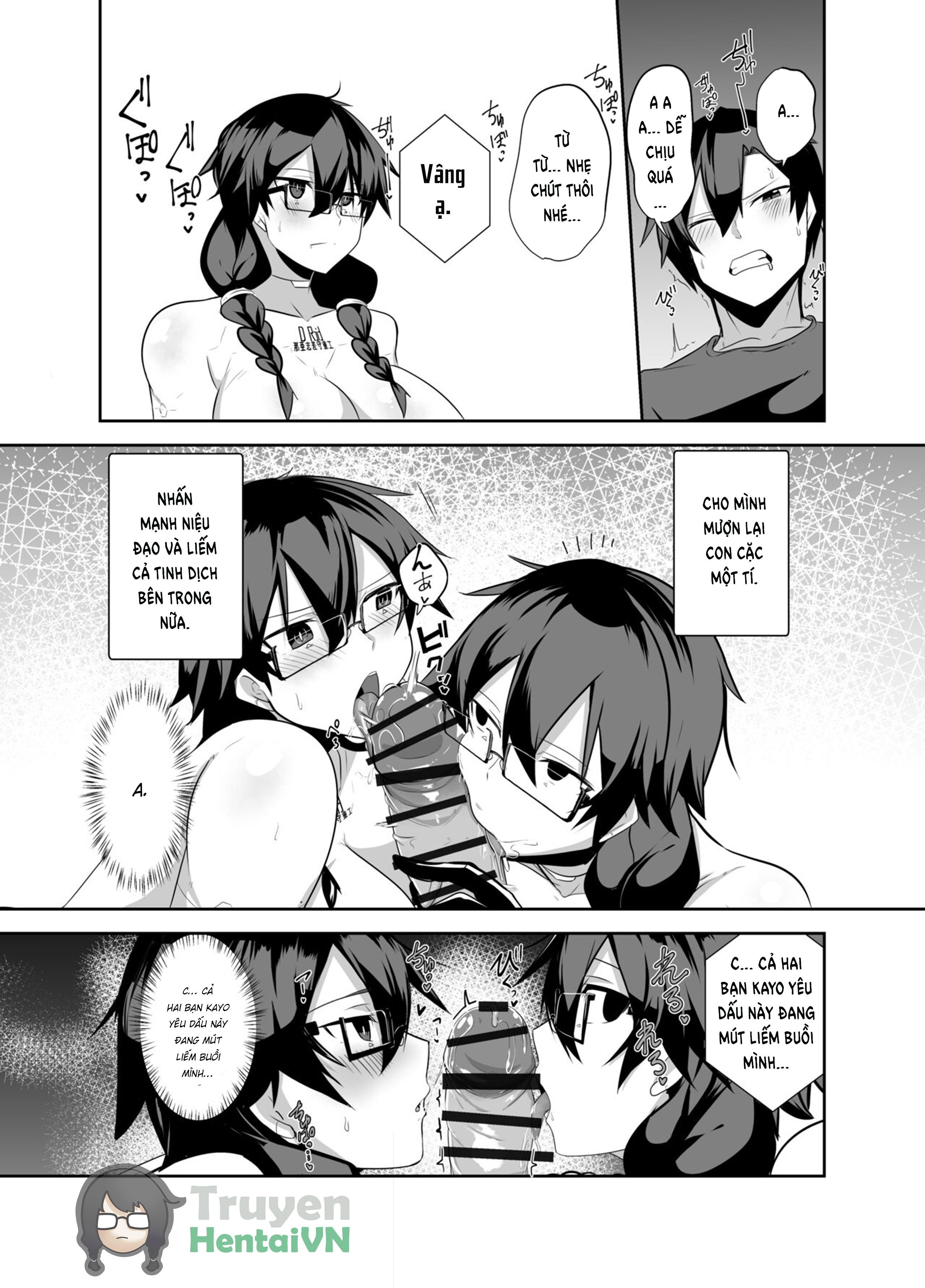 Đọc truyện hentai Android no Osananajimi Tachi to Chitsu Onahoecchi Suru Hanashi - oneshot