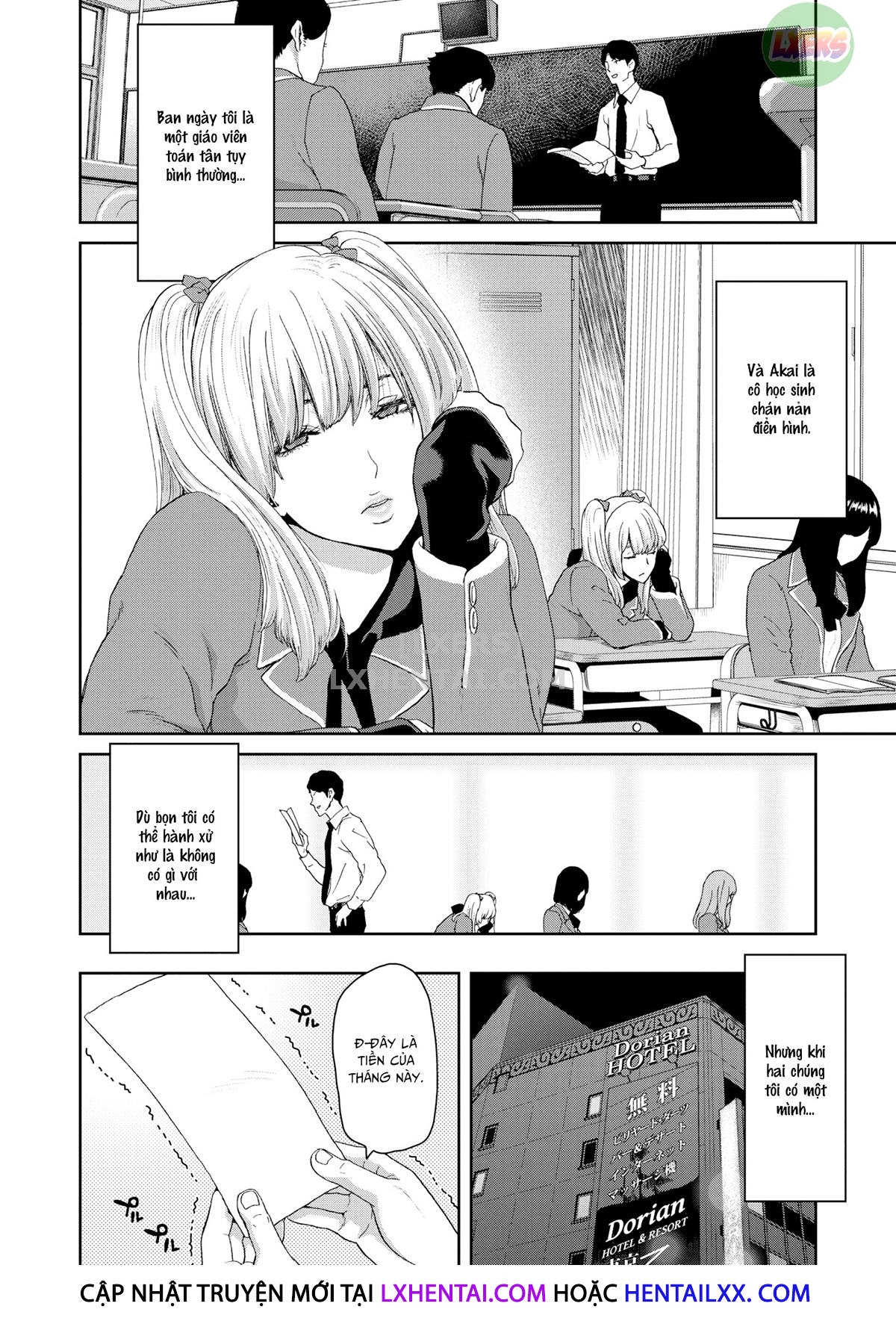 Đọc truyện hentai Chàng giáo viên và cô học sinh hút anh ấy cạn tinh - Oneshot