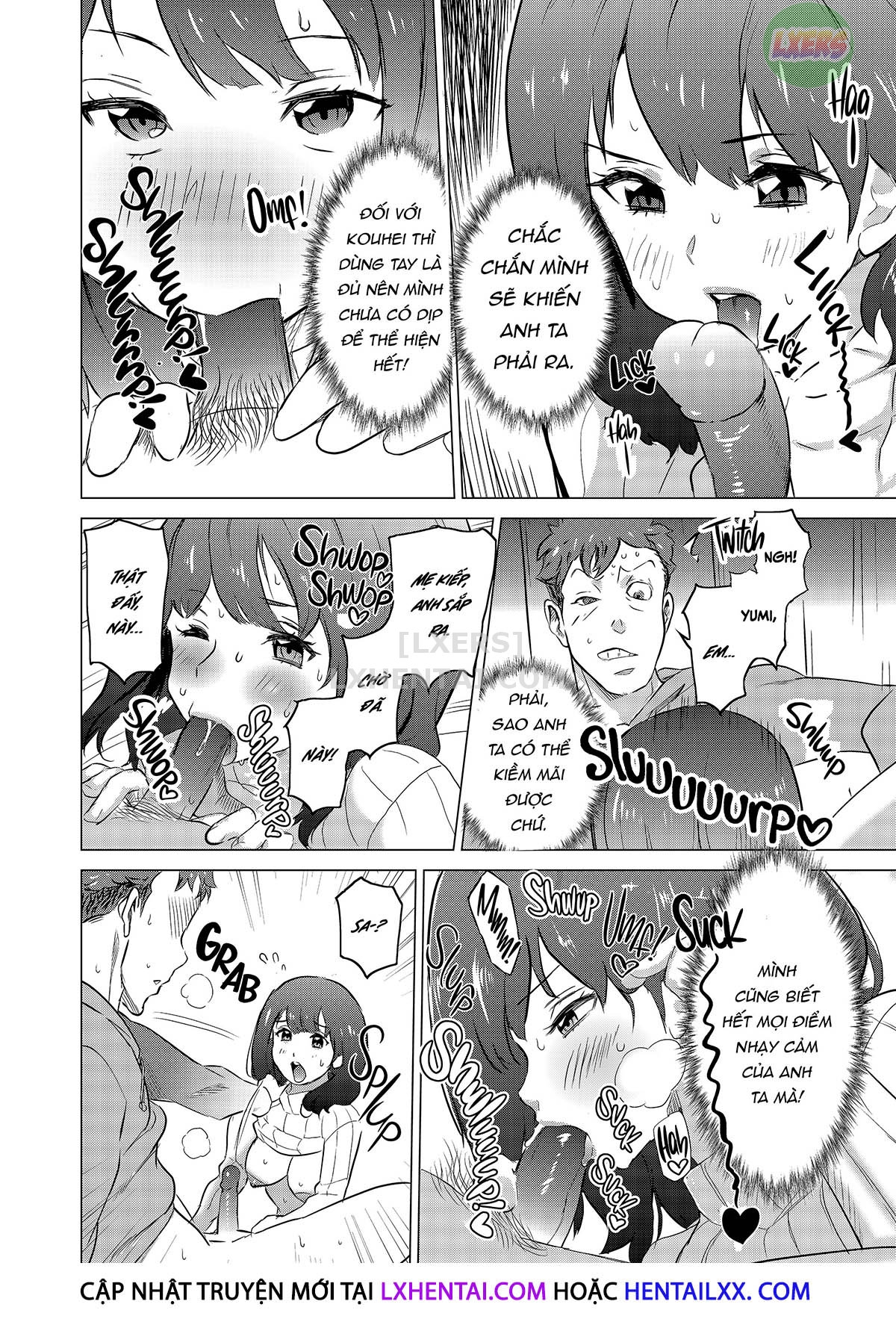 Đọc truyện hentai My Wife Would Never Moan Like in the Unrealistic Porn My Neighbor Watches - Chap 1