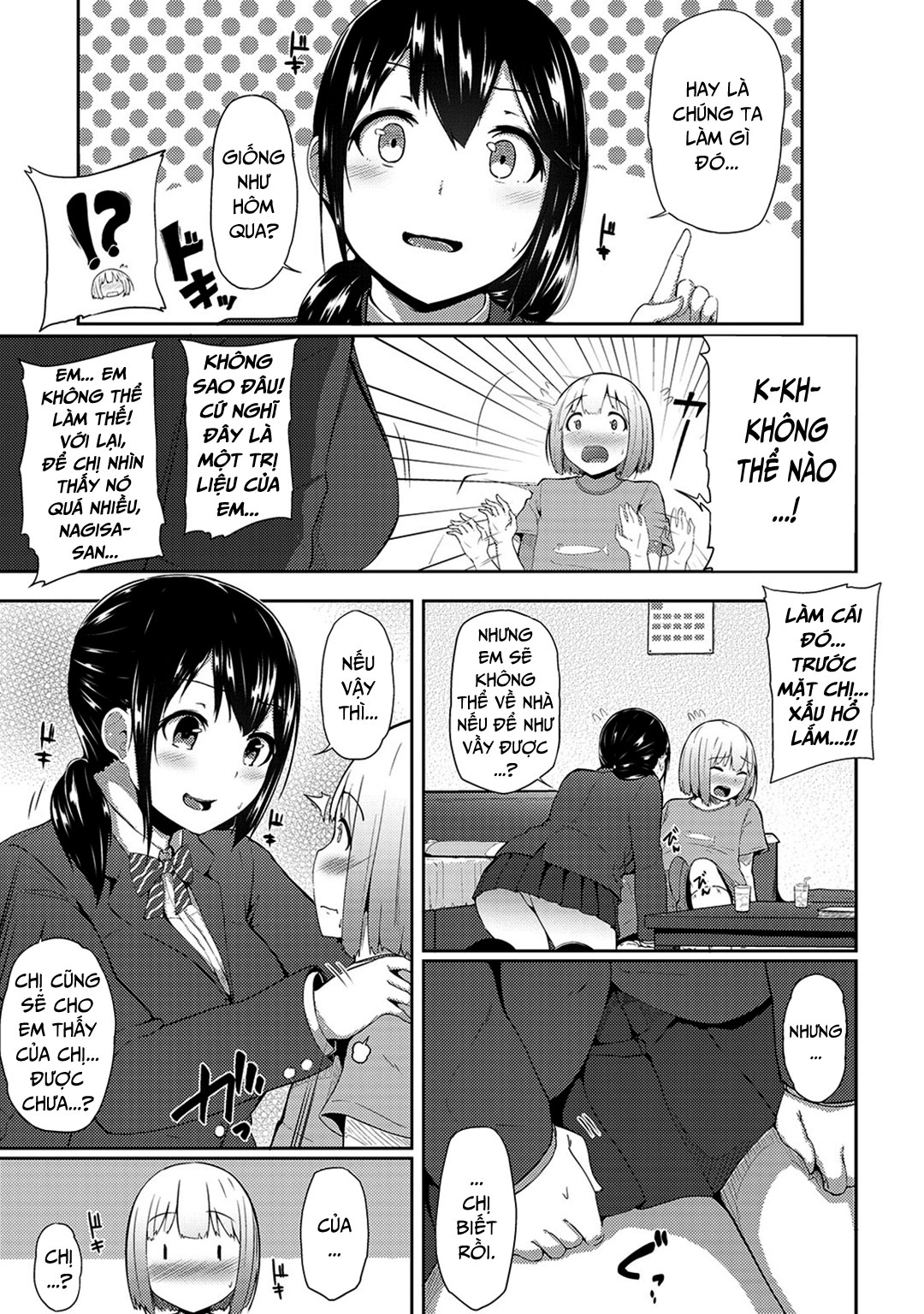 Đọc truyện hentai Tôi ấn nhầm huyệt làm em ấy cứng ngắc!? Bị mát xa ngược lại bằng cặc em ấy! - Chap 2 - Nó lại cứng rồi sao?