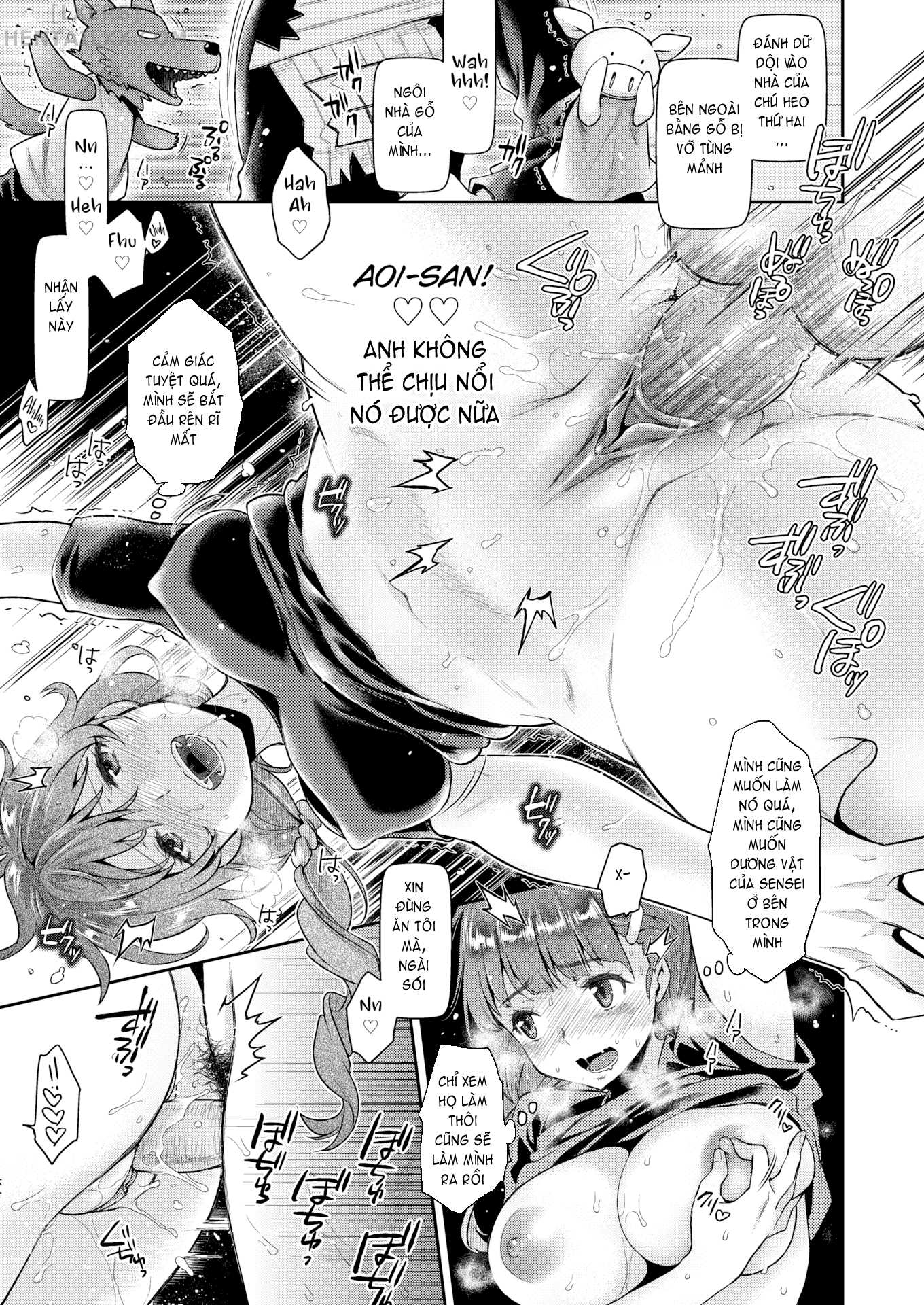 Đọc truyện hentai Bukkake Full Service Puppet Show With College Girls - Oneshot