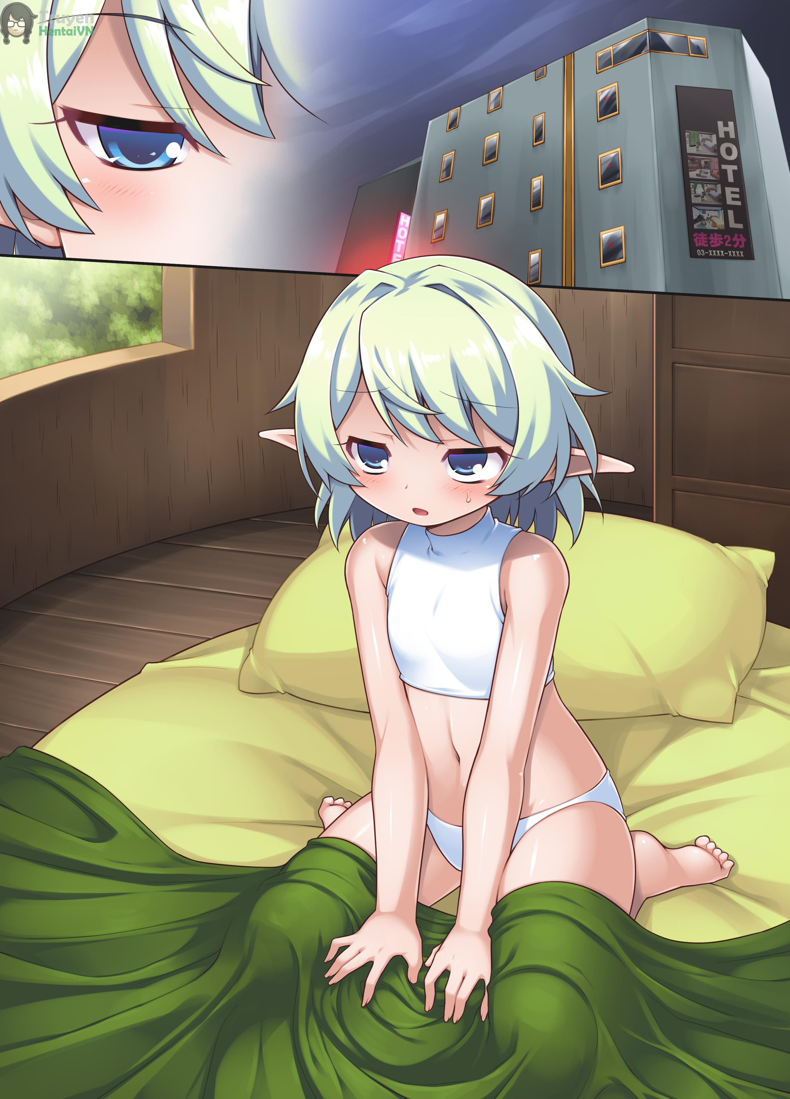 Đọc truyện hentai Nasty Bitch's Reincarnation in Another World Elf ~The Case of Dropping into Tentacle Hell After Reincarnation~ - Oneshot