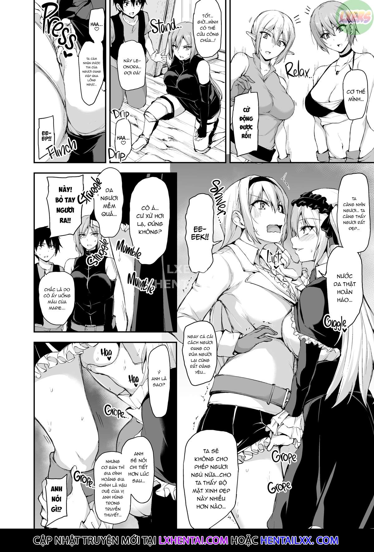 Đọc truyện hentai Tales of a Harem in Another World - Chap 7 - Clash! The Vampire Girl Vs. The Haughty Princess