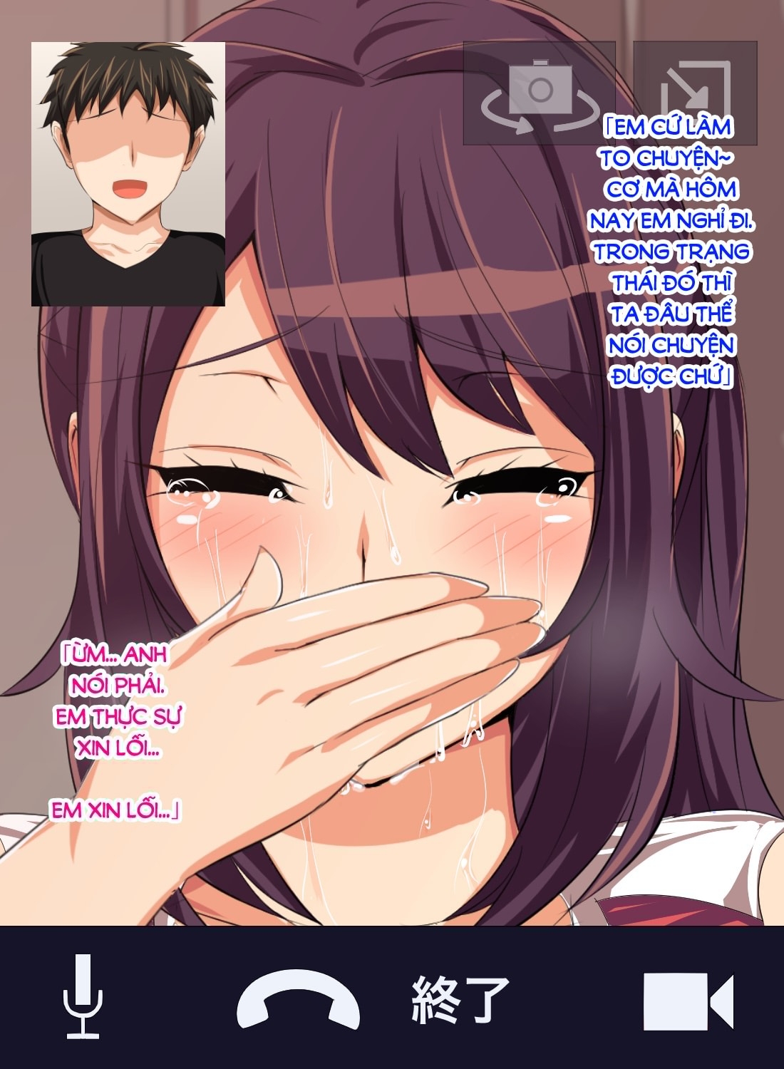 Đọc truyện hentai Tokai No Iro Ni Somaru Kanojo - Chap 4