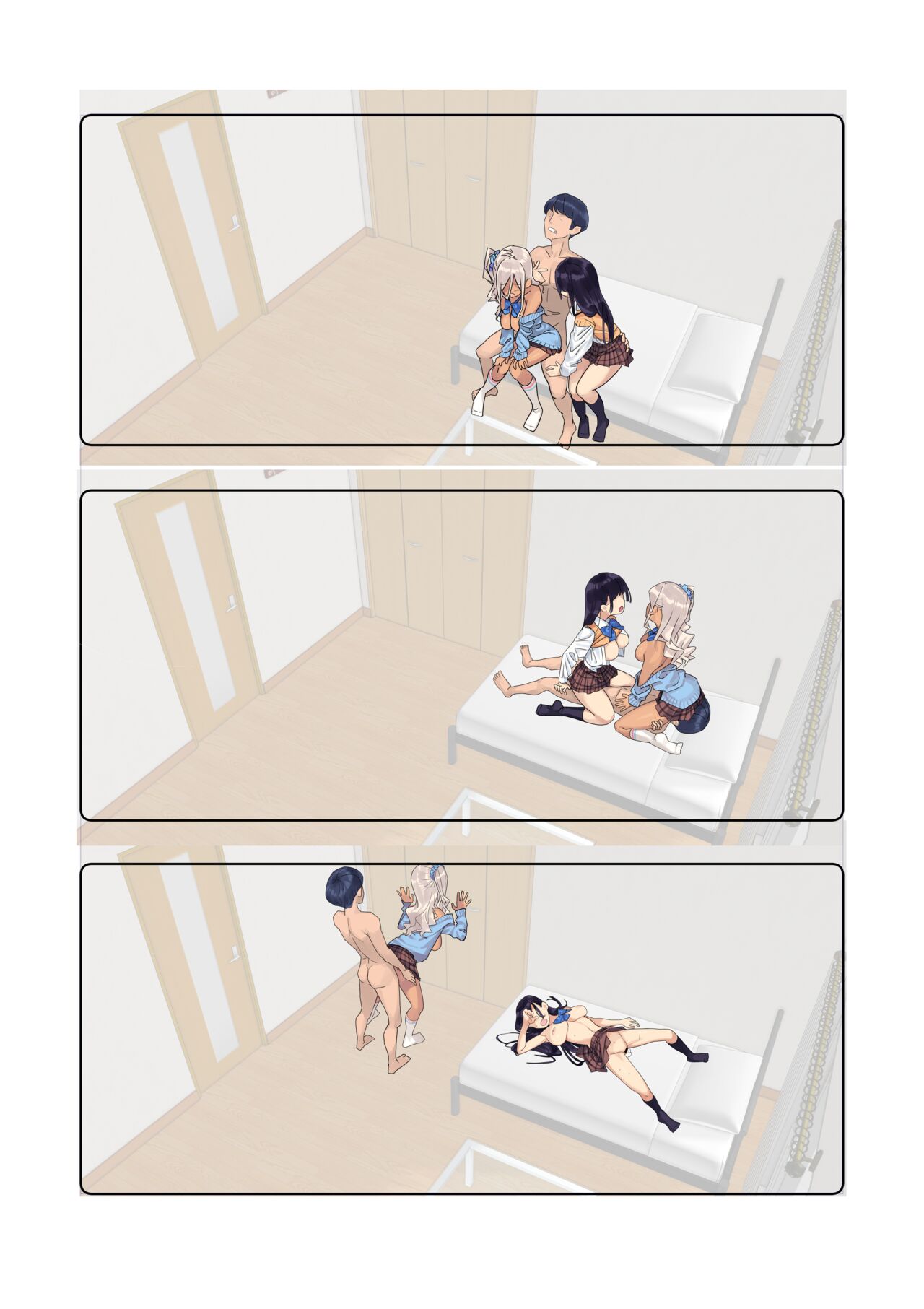 Đọc truyện hentai Yearbook of Whores - Extra 1: (Chỉ Ảnh Không Thoại) Reimi Và Natsuki (3p với Cô Bạn Crush Quốc Dân và Cô Nàng Gyaru Da Ngăm)