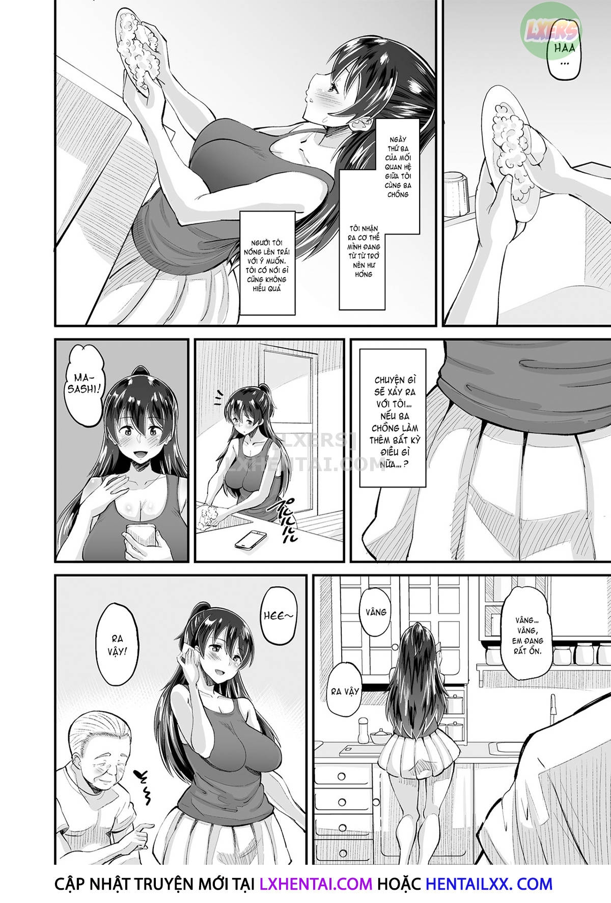 Đọc truyện hentai Biyaku Tsuma Wa Gifu Senyou OnaPet - Chap 2