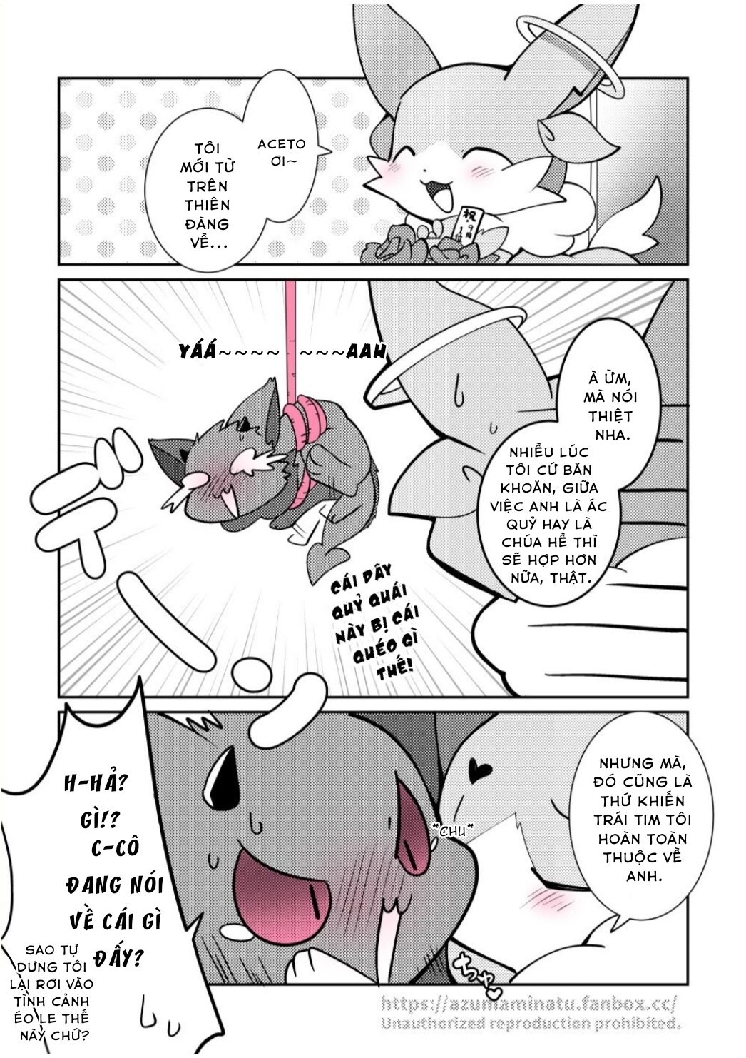 Đọc truyện hentai Thiên thần và ác quỷ - Oneshot + bonus (full color)