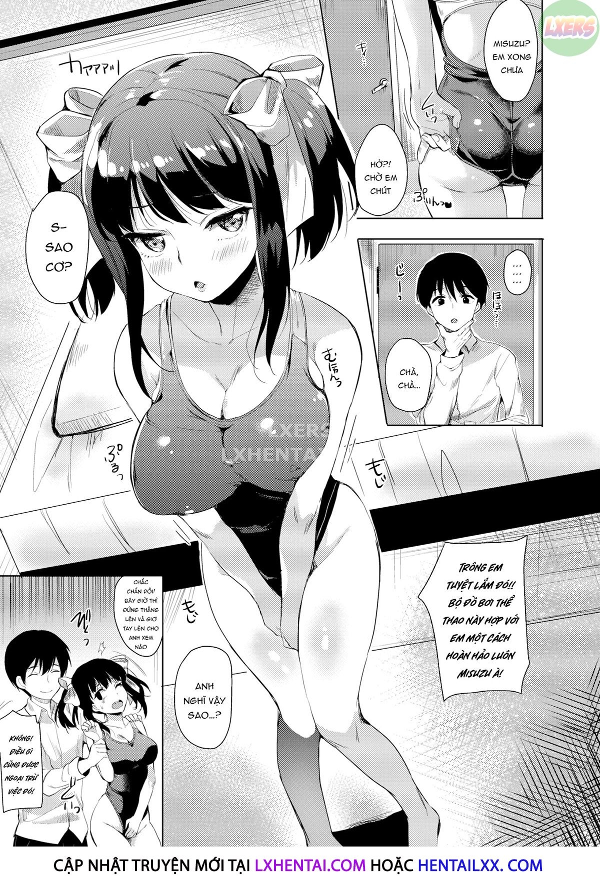 Đọc truyện hentai Buổi làm tình đáng nhớ với bạn gái mặc áo tắm - Oneshot