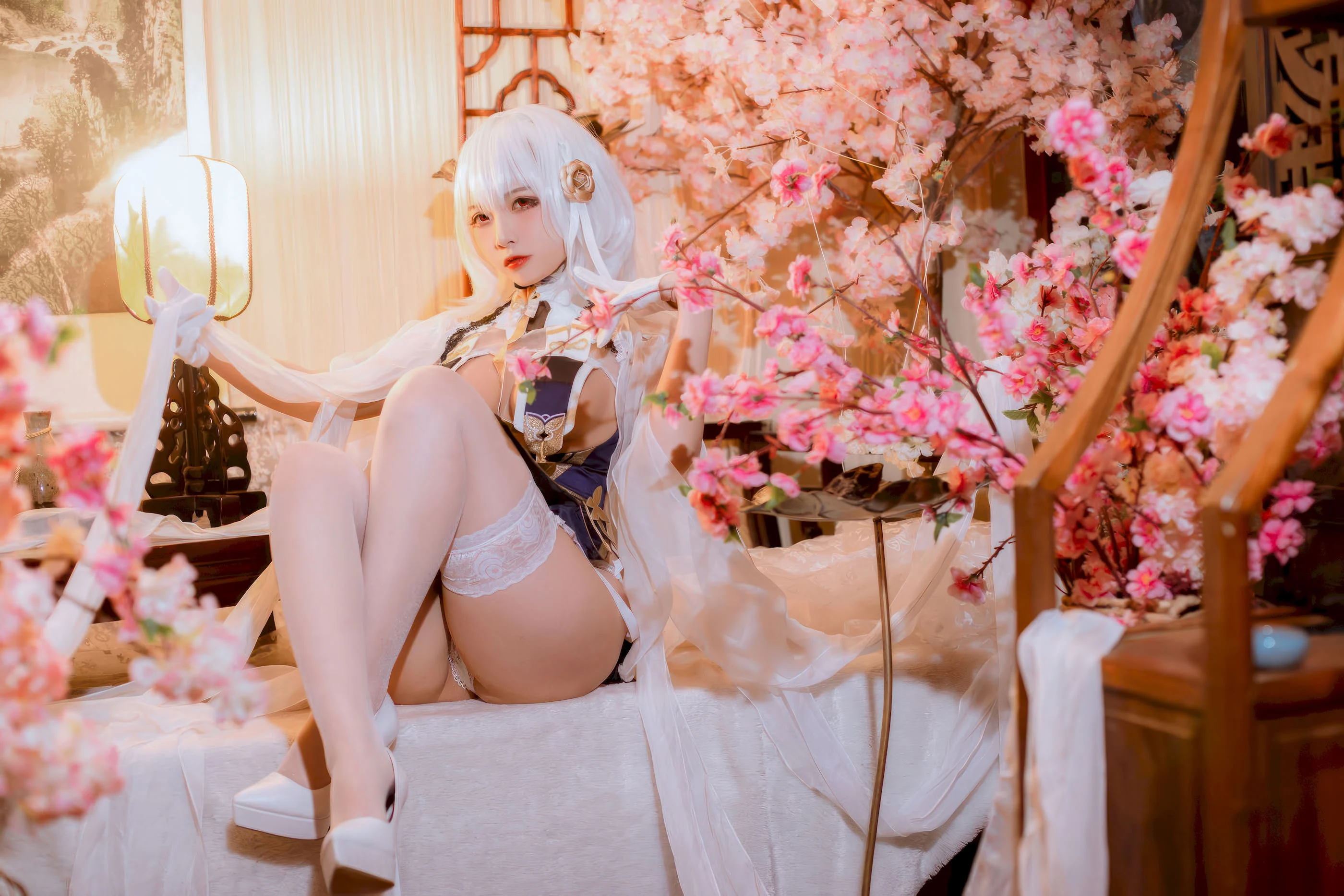 Đọc truyện hentai Tuyển tập Albums siêu phẩm Cosplay - Chap 1313 - Second Lieutenant Nisa - Azur Lane Sirius Cheongsam
