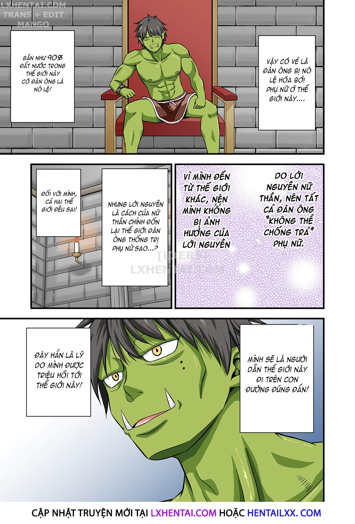 Đọc truyện hentai When A Charismatic Male Pornstar Is Reborn In Another World As A Stamina Daddy Orc - Chap 2