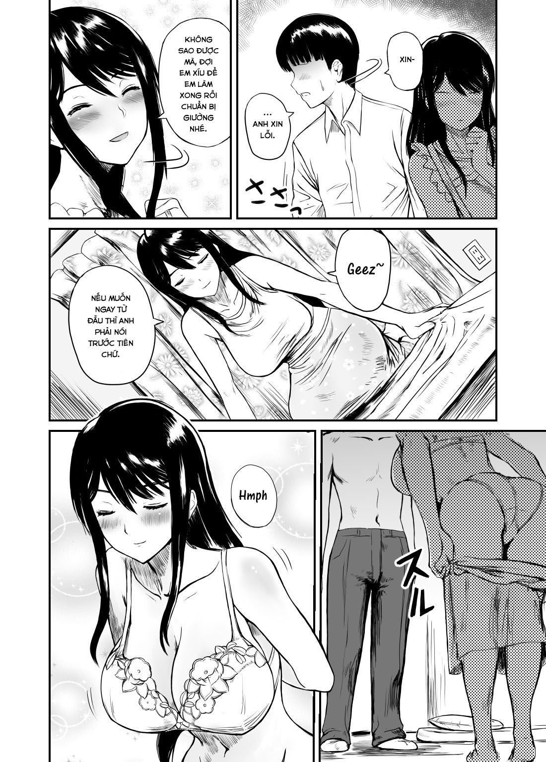 Đọc truyện hentai Anh Đi Làm Mòn Cu Mòn Dái Em Ở Nhà Bú Dái Da Đen - Oneshot