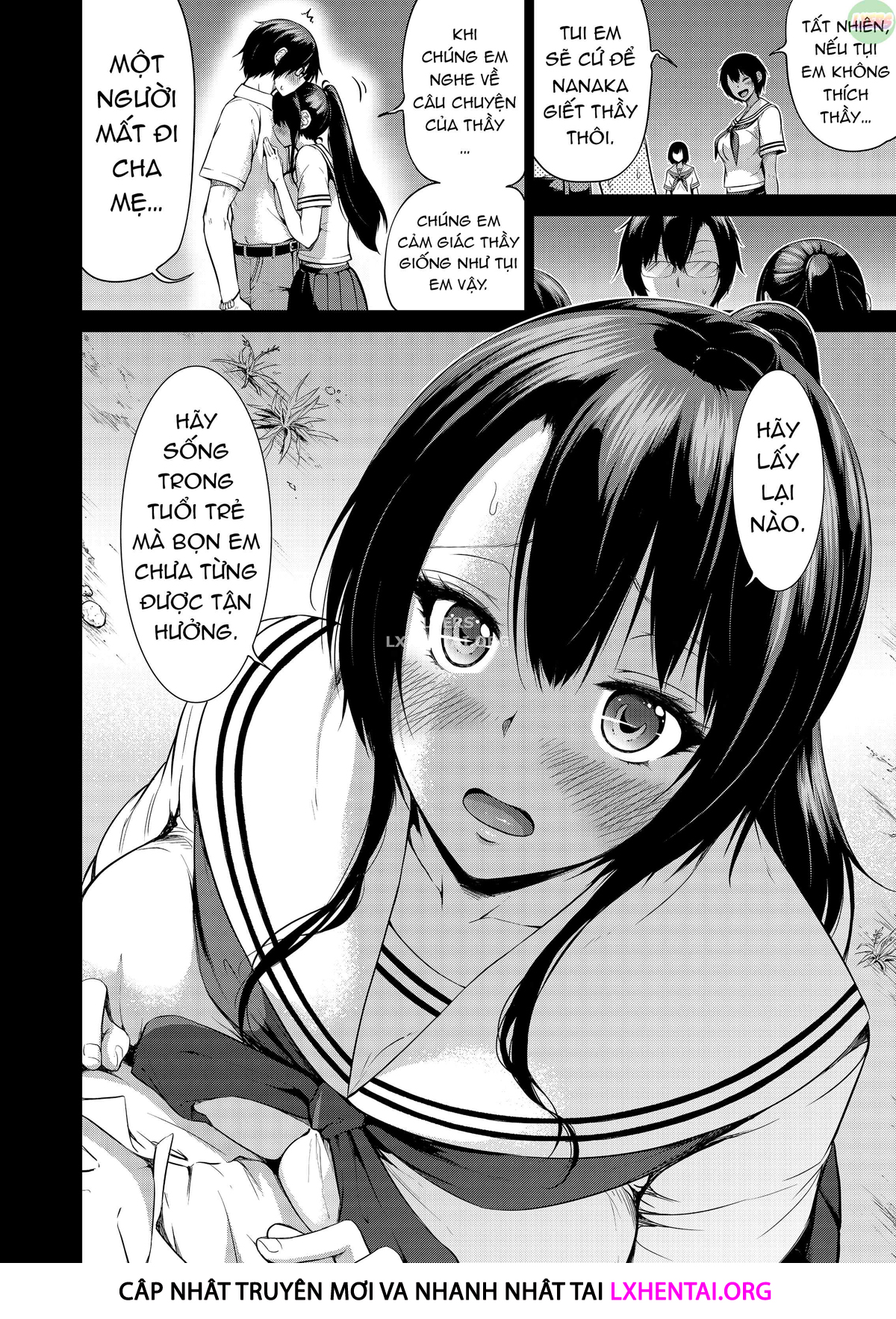Đọc truyện hentai Nanaka no Rakuen ~Inaka no Gakkou de Bishoujo Harem - Chap 4: Playing Doctor