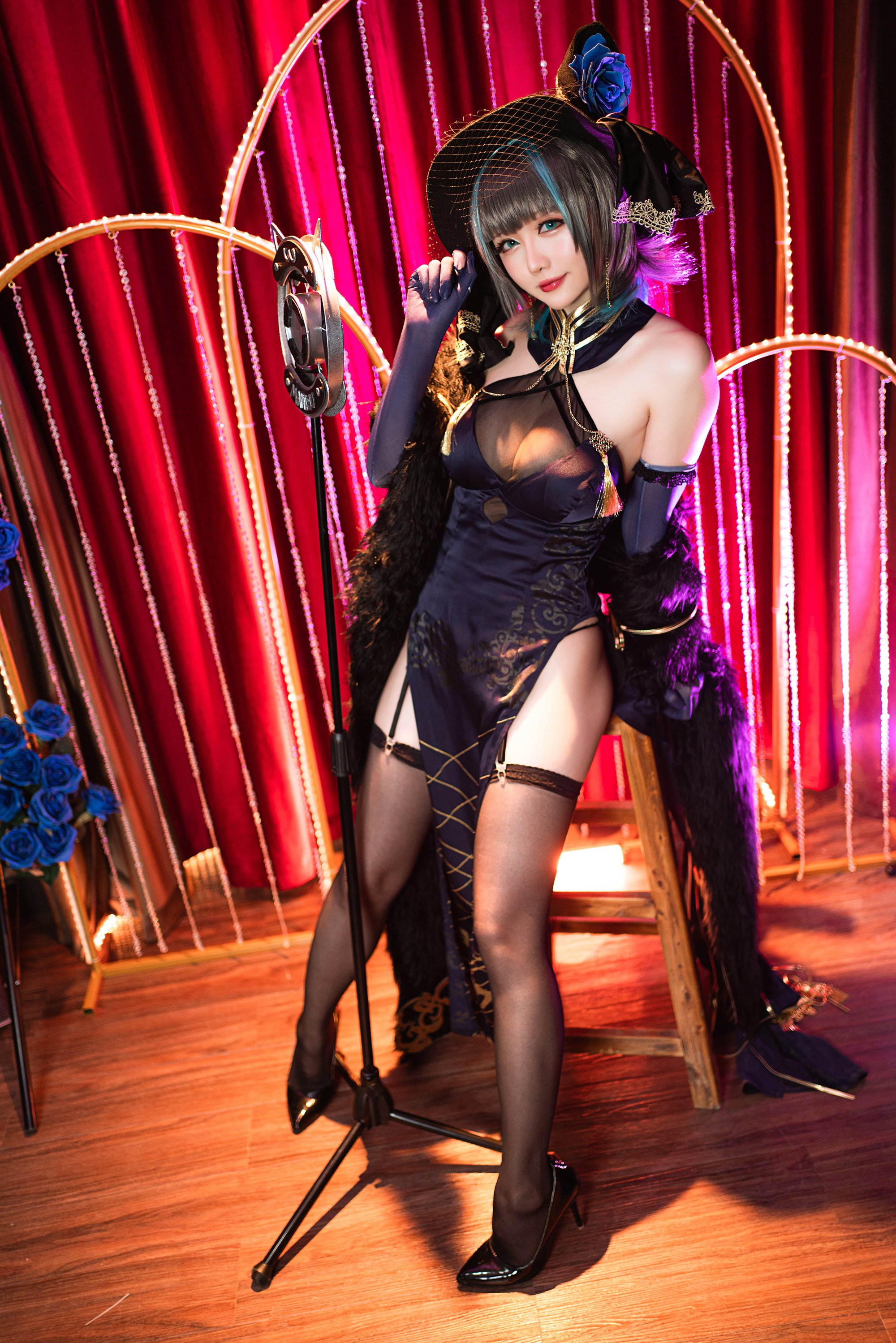 Đọc truyện hentai Tuyển tập Albums siêu phẩm Cosplay - Chap 663 - Star Chichi - Cheshire Cheongsam