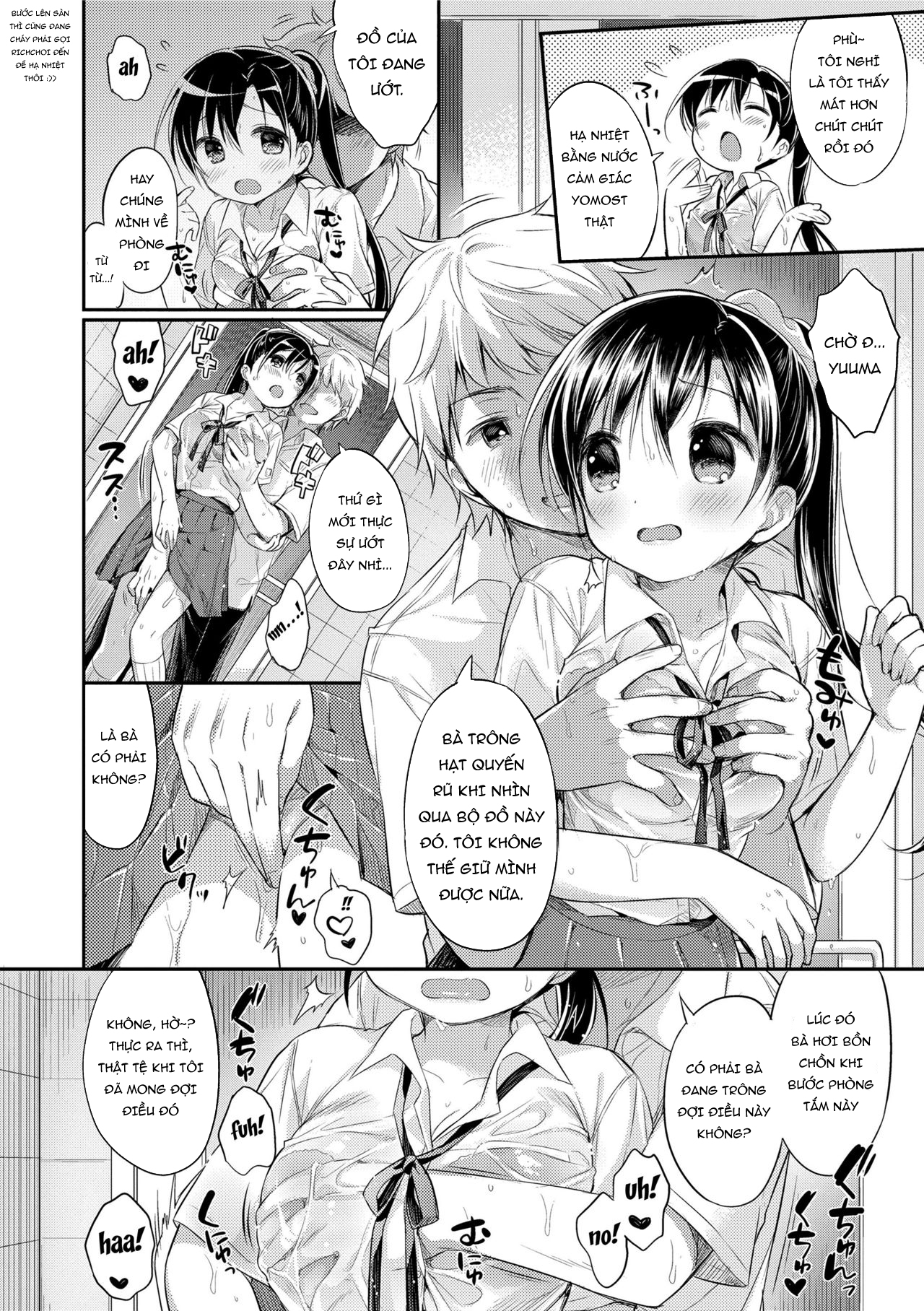 Đọc truyện hentai Hatsukoi Ecchi - First love H. - Chap 2: Hạ nhiệt