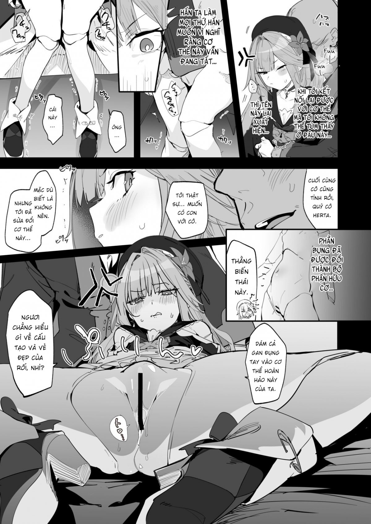 Đọc truyện hentai Câu Chuyện Về Quý Cô Herta Hoàn Hảo Hóa Dại - Oneshot