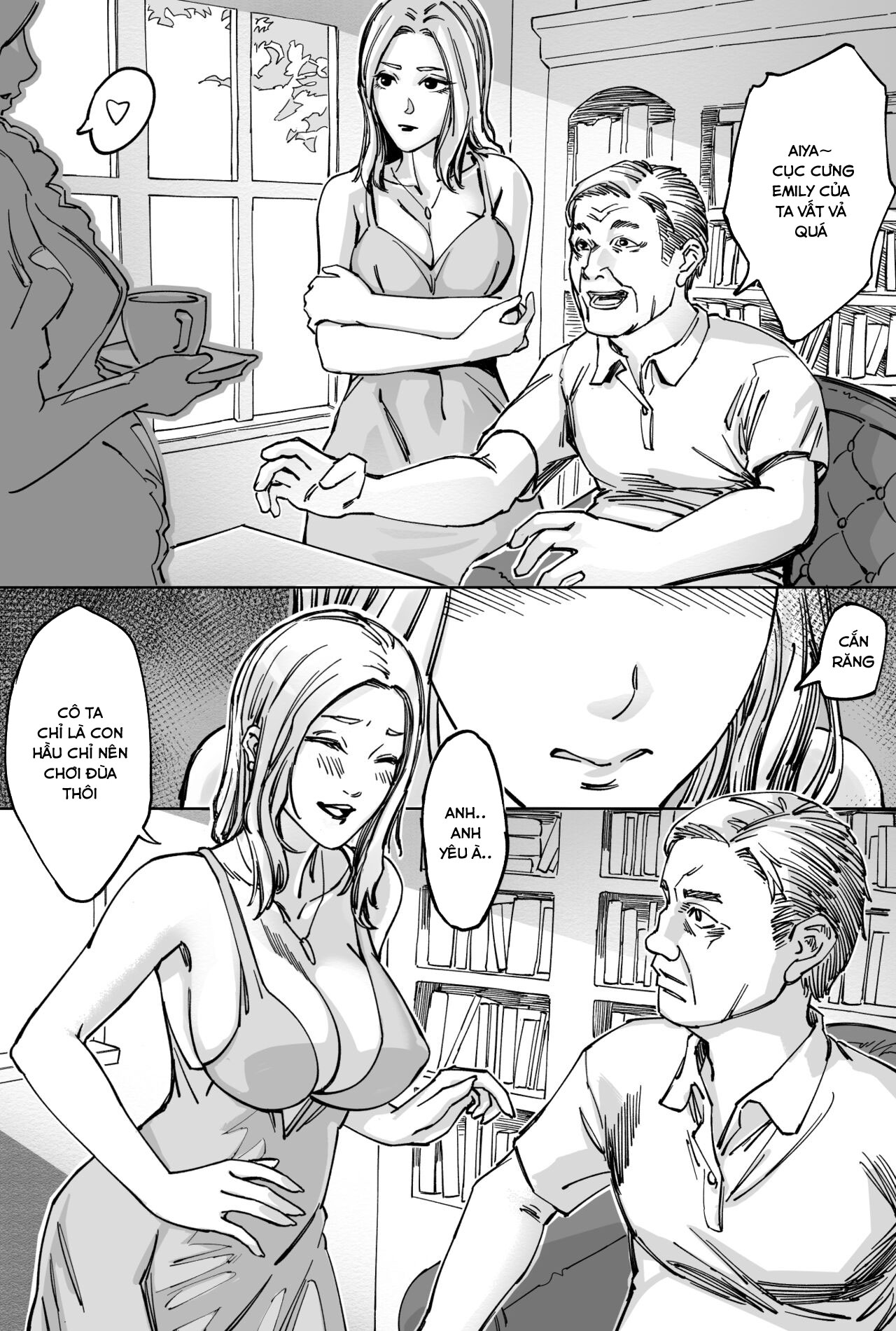Đọc truyện hentai Gia đình giàu có sống sót - Chap 1