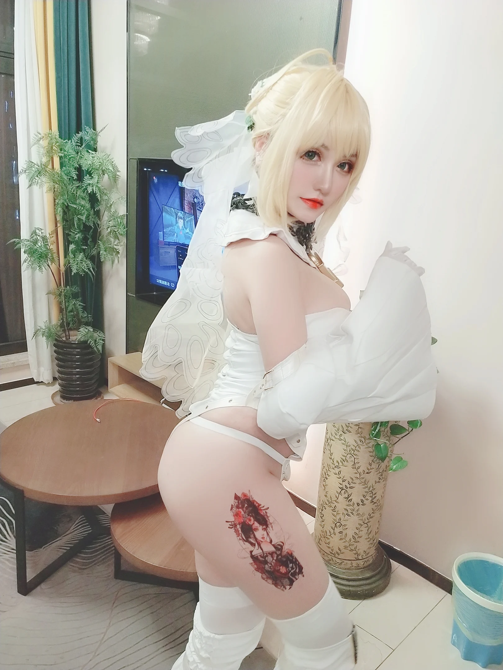 Đọc truyện hentai Tuyển tập Albums siêu phẩm Cosplay - Chap 446 - Summer Pigeon - Nero Bride