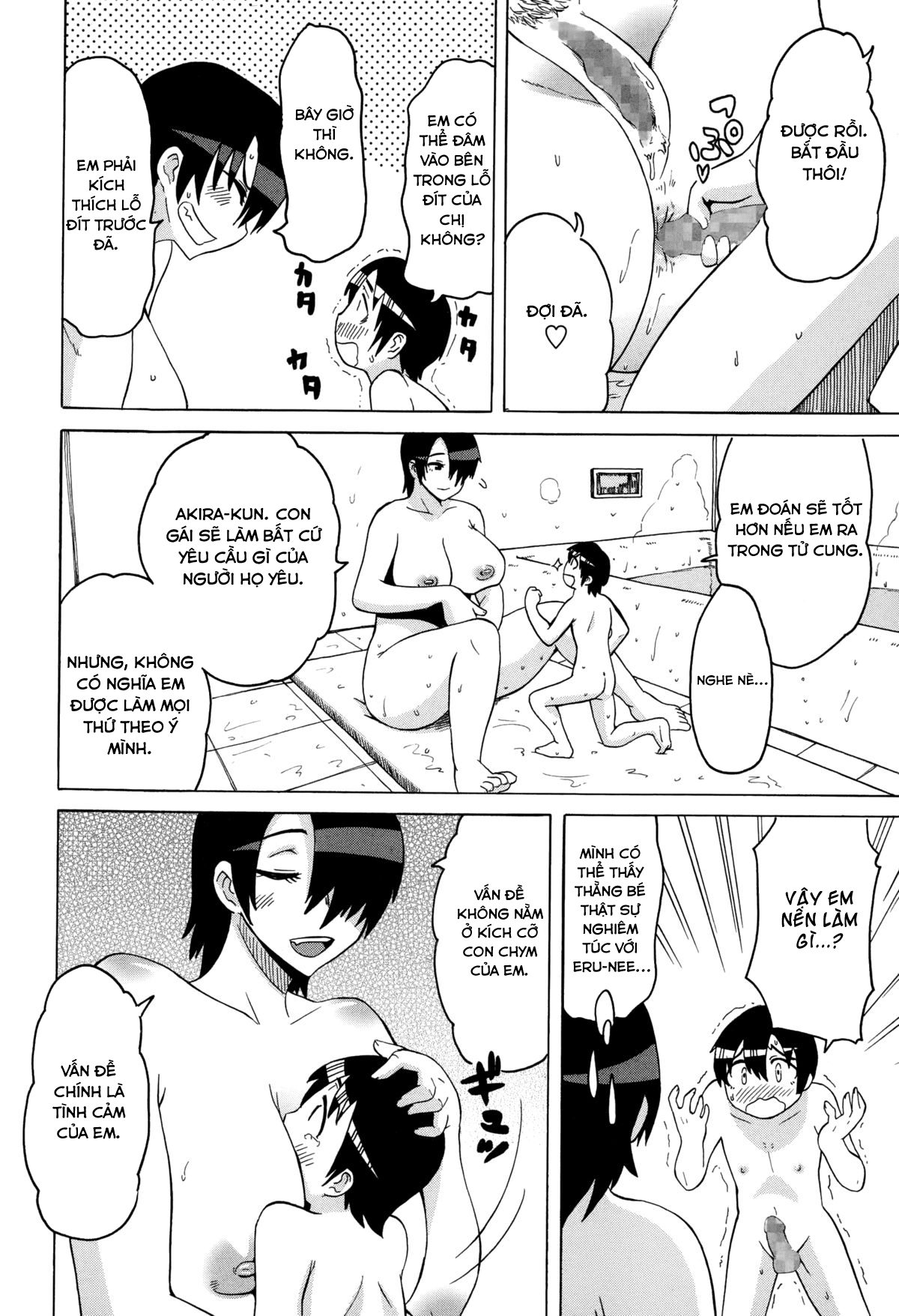 Đọc truyện hentai Cậu nhóc hàng xóm nghịch ngợm của tôi - Chap 3 - Bà em của bà chị hàng xóm