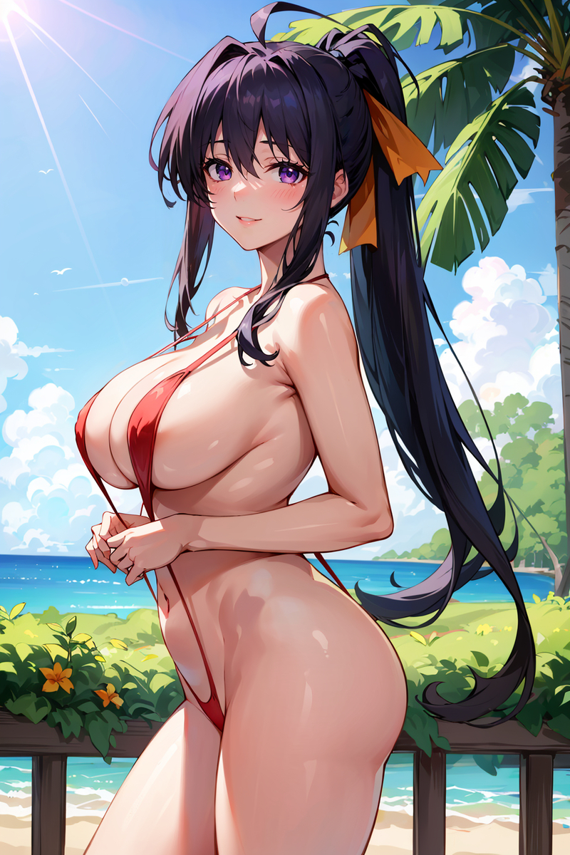 Đọc truyện hentai Tuyển tập Albums Art hentai - Chap 298 - Akeno-senpai and the Red Slingshot