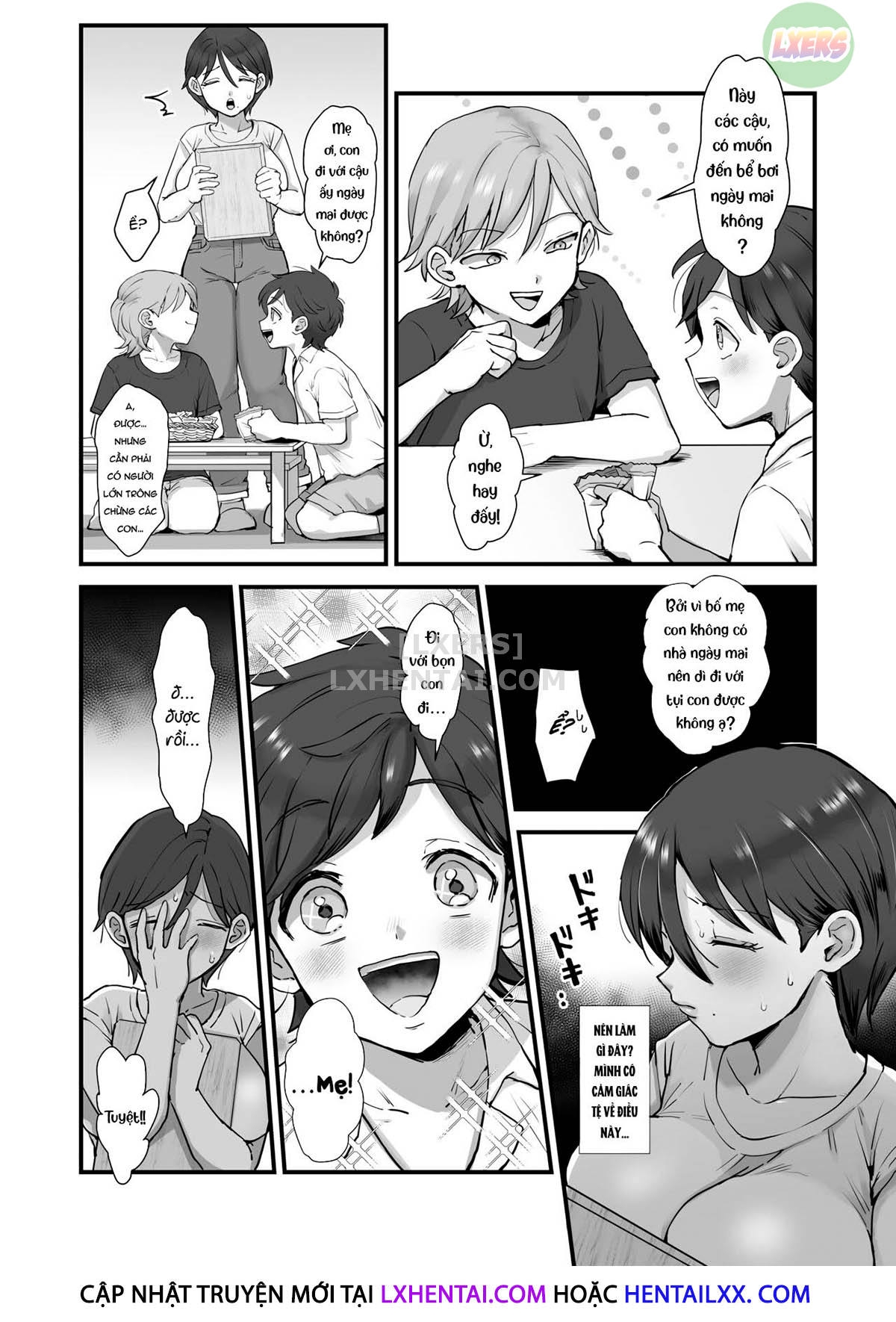 Đọc truyện hentai A Narrow-Eyed Gentle Big-Breasted Mama - Chap 2