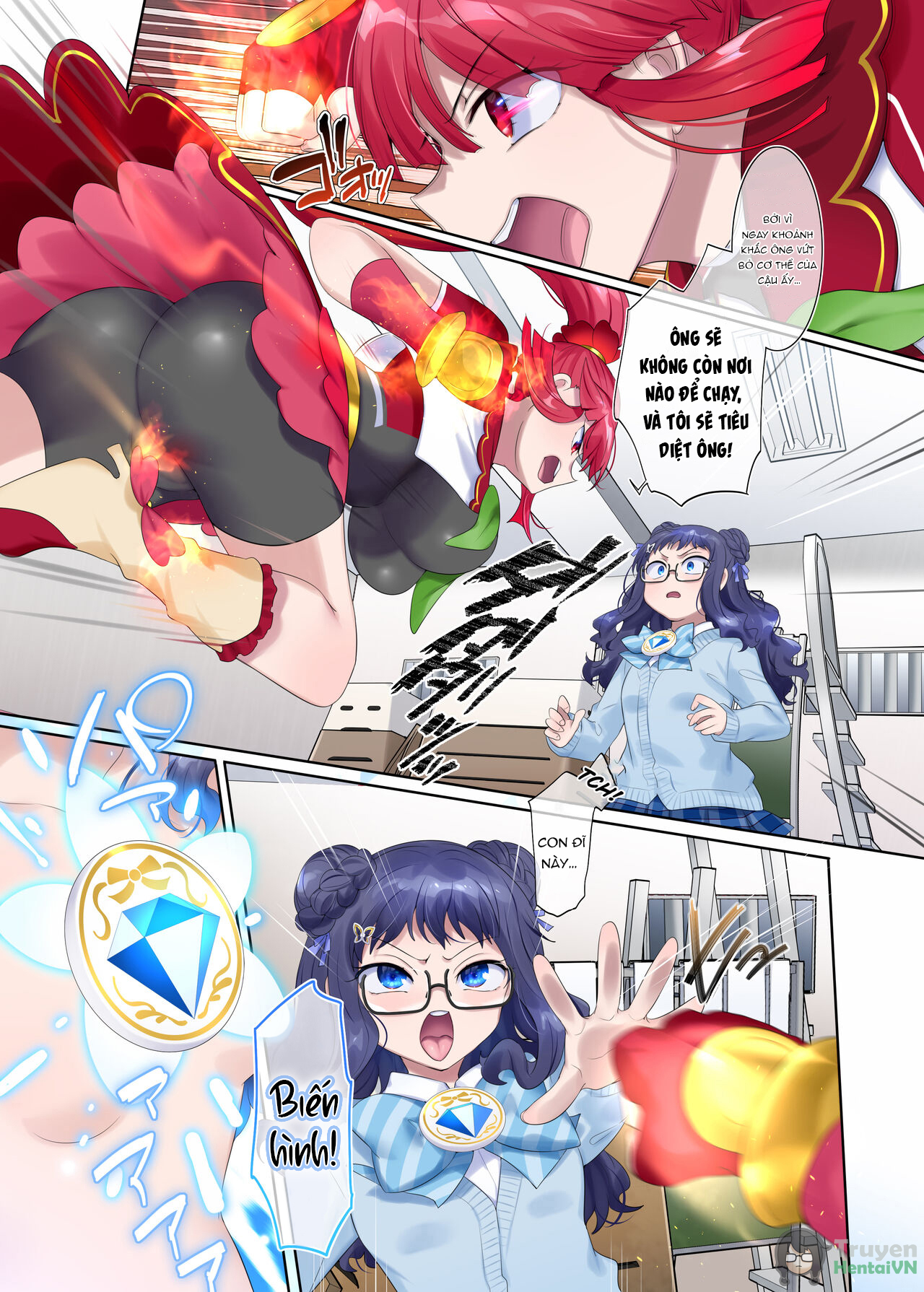 Đọc truyện hentai Mugen Seiki EX-Phantom season 2 ~Kokoro o Otosareru Hiiro no Mahou Shoujo~ - Oneshot